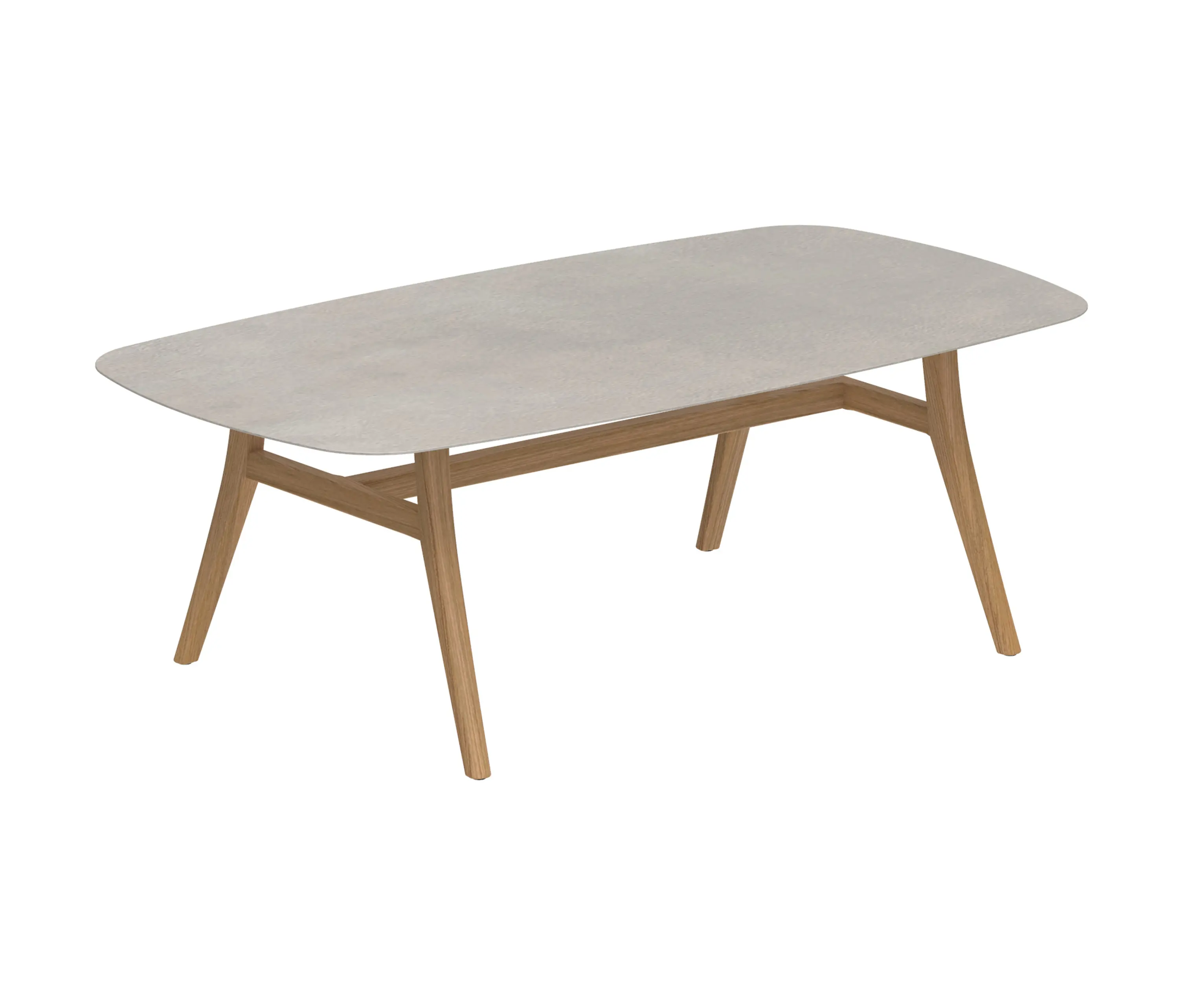 Royal Botania - Zidiz table 220x120cm coated aluminium or teak & ceramic top