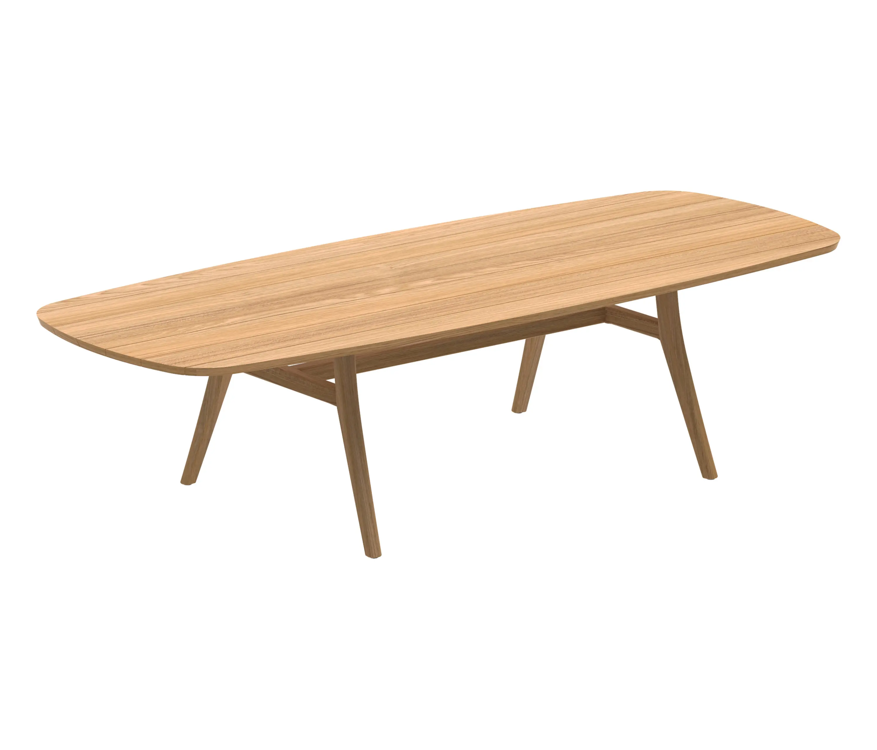 Royal Botania - Zidiz table 300x120cm oval coated aluminium or teak & teak top