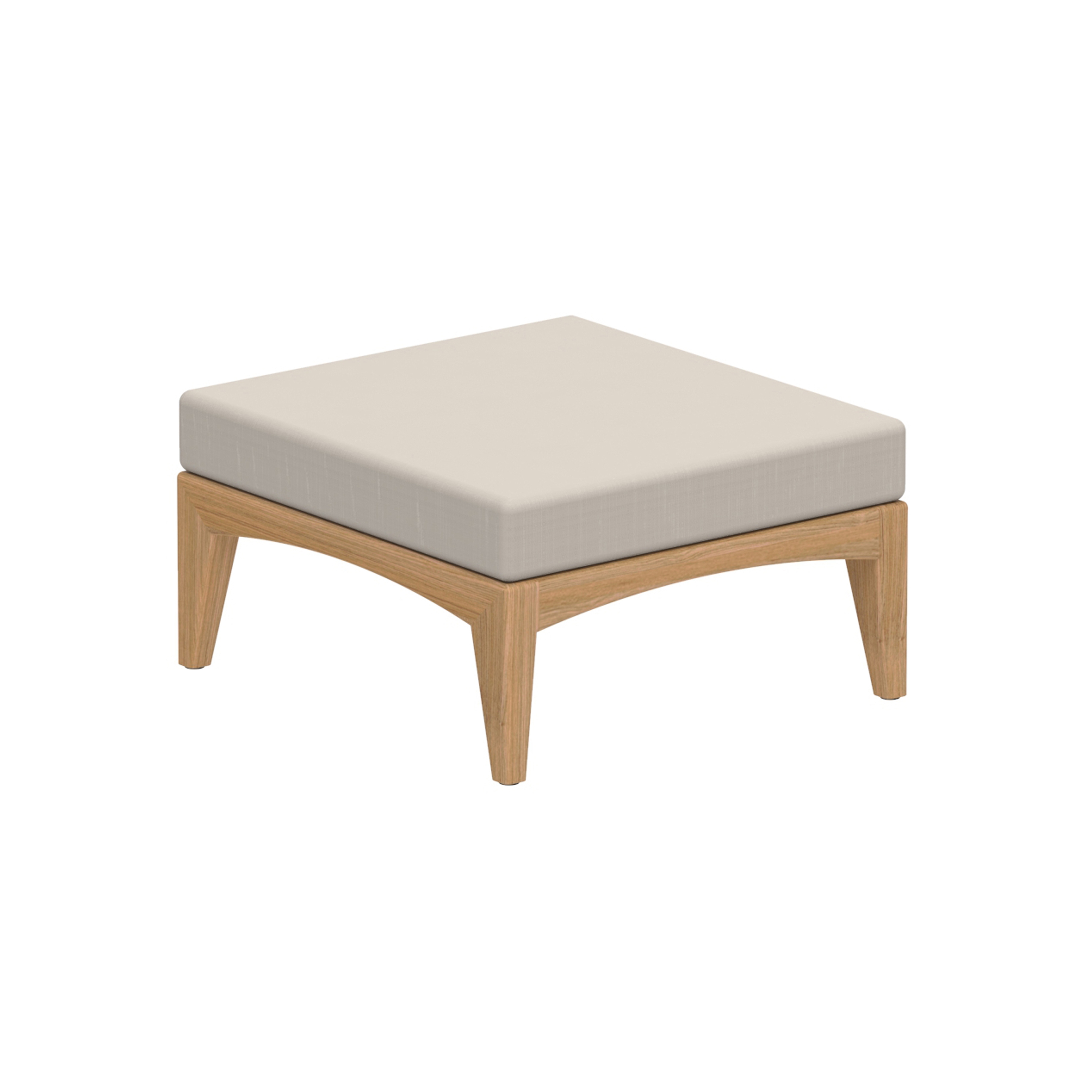 Display product Zenhit Lounge footrest/side table 80x75cm teak from manufacturer Royal Botania
