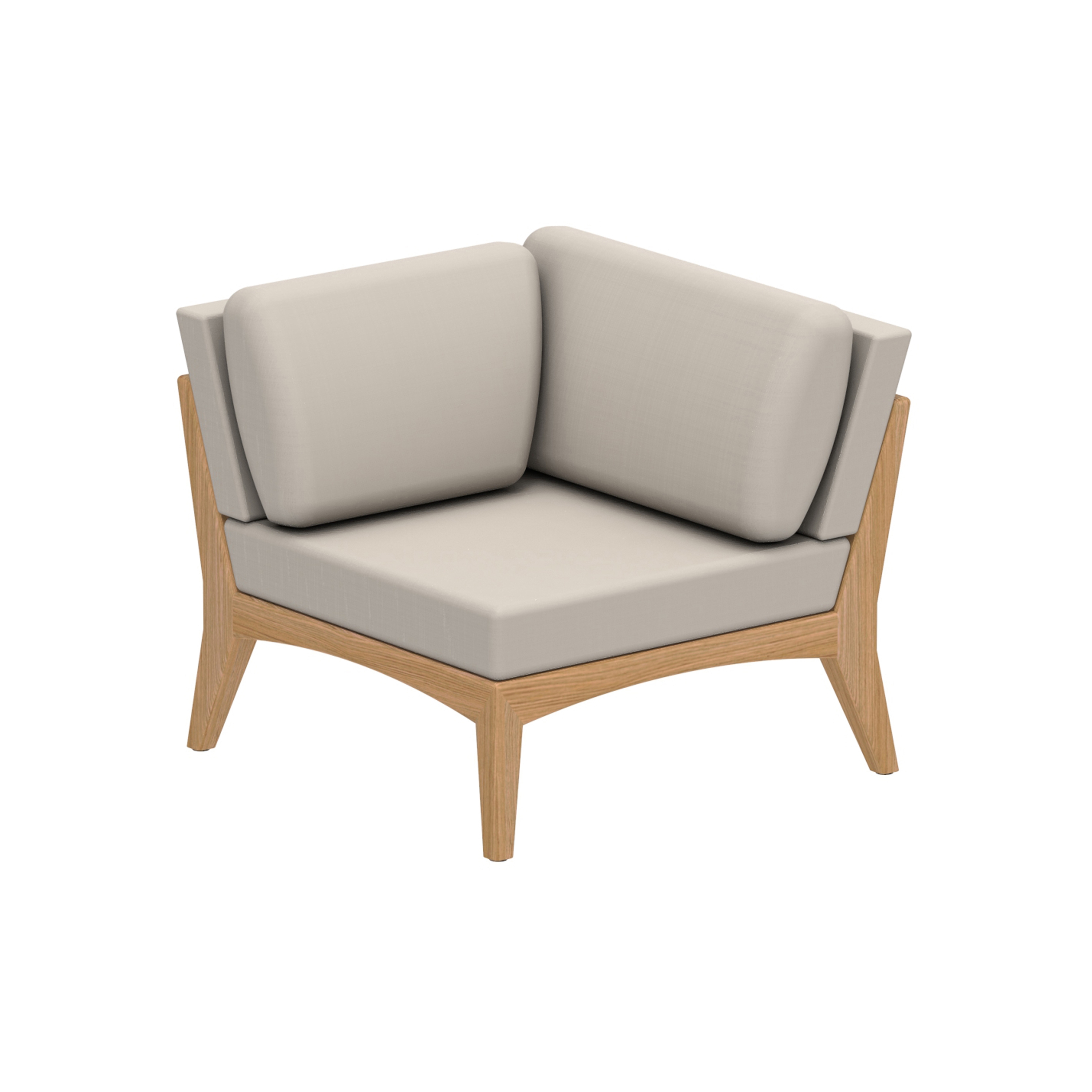 Display product Zenhit Lounge corner teak from manufacturer Royal Botania