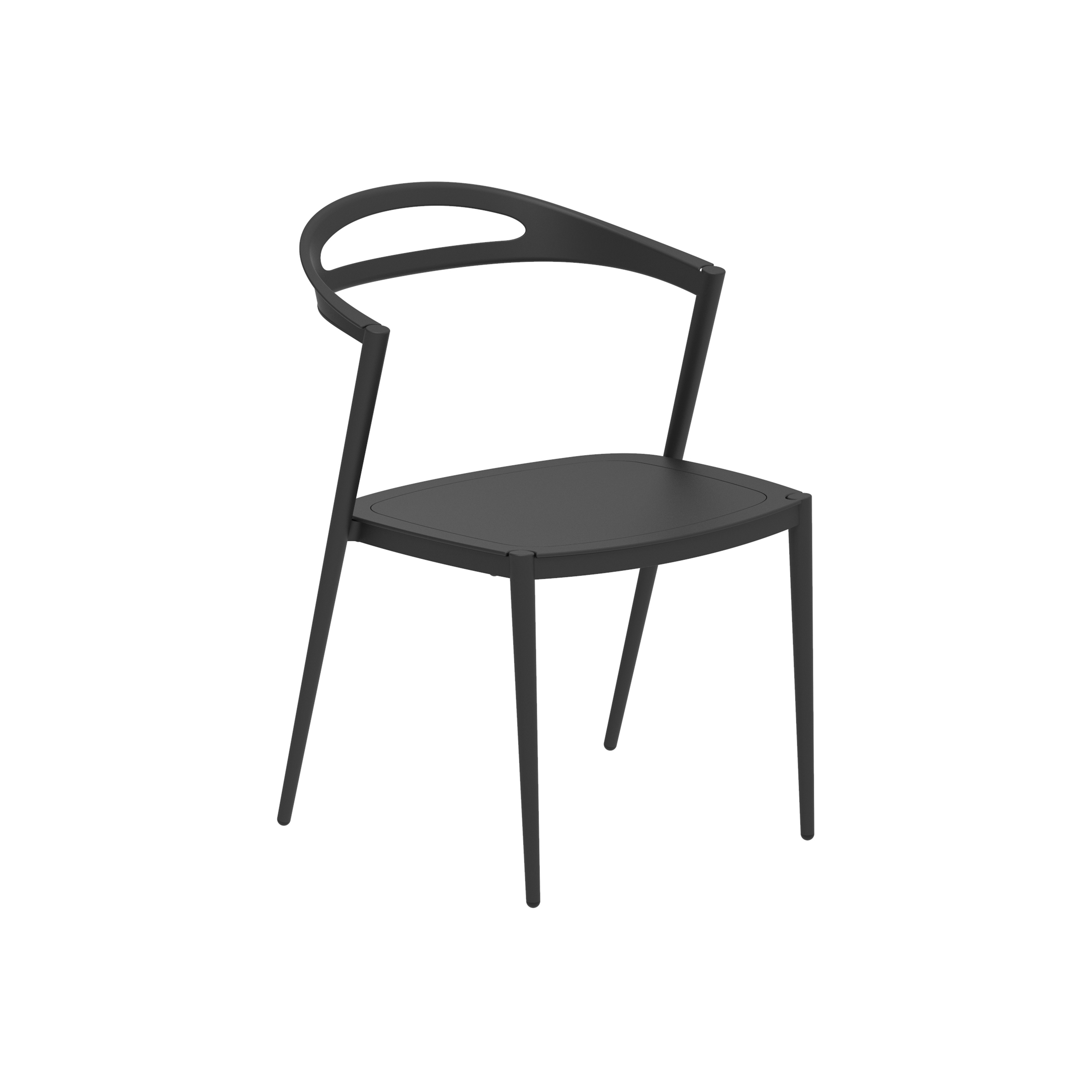 Display product Styletto 55 chair anthracite from manufacturer Royal Botania