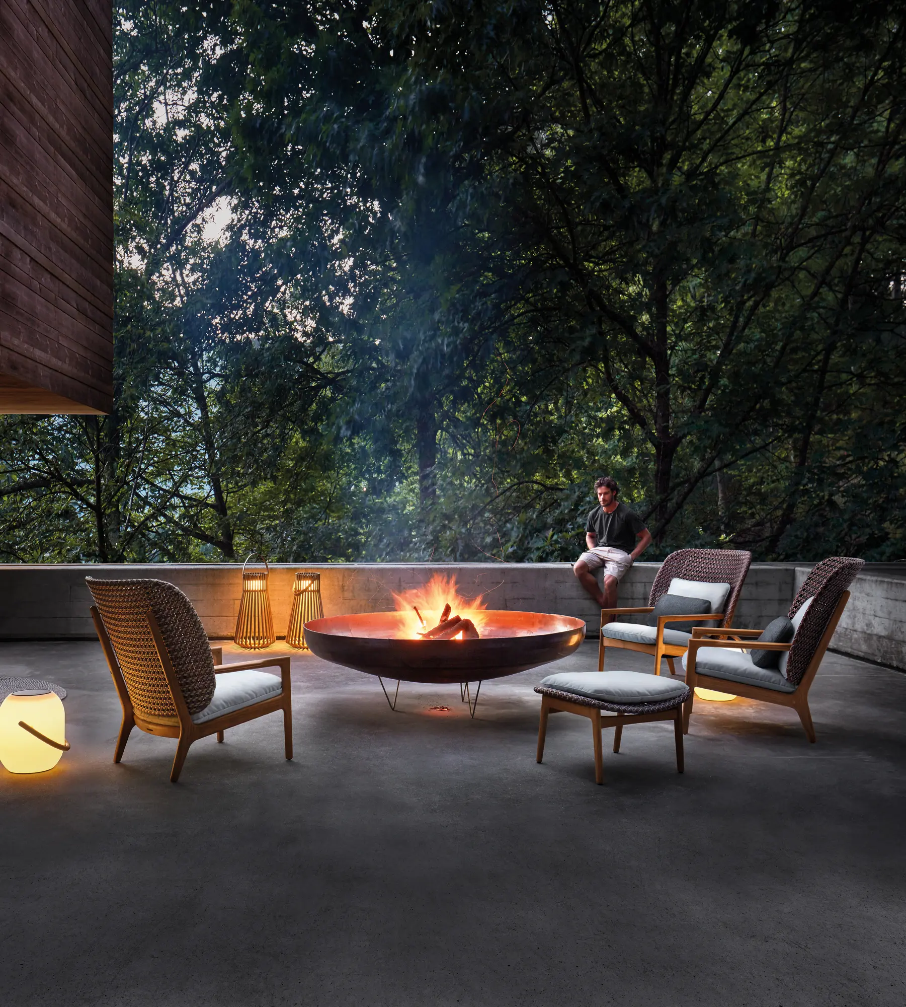 Gloster Furniture GmbH - Kay Low Back Sofa Brindle