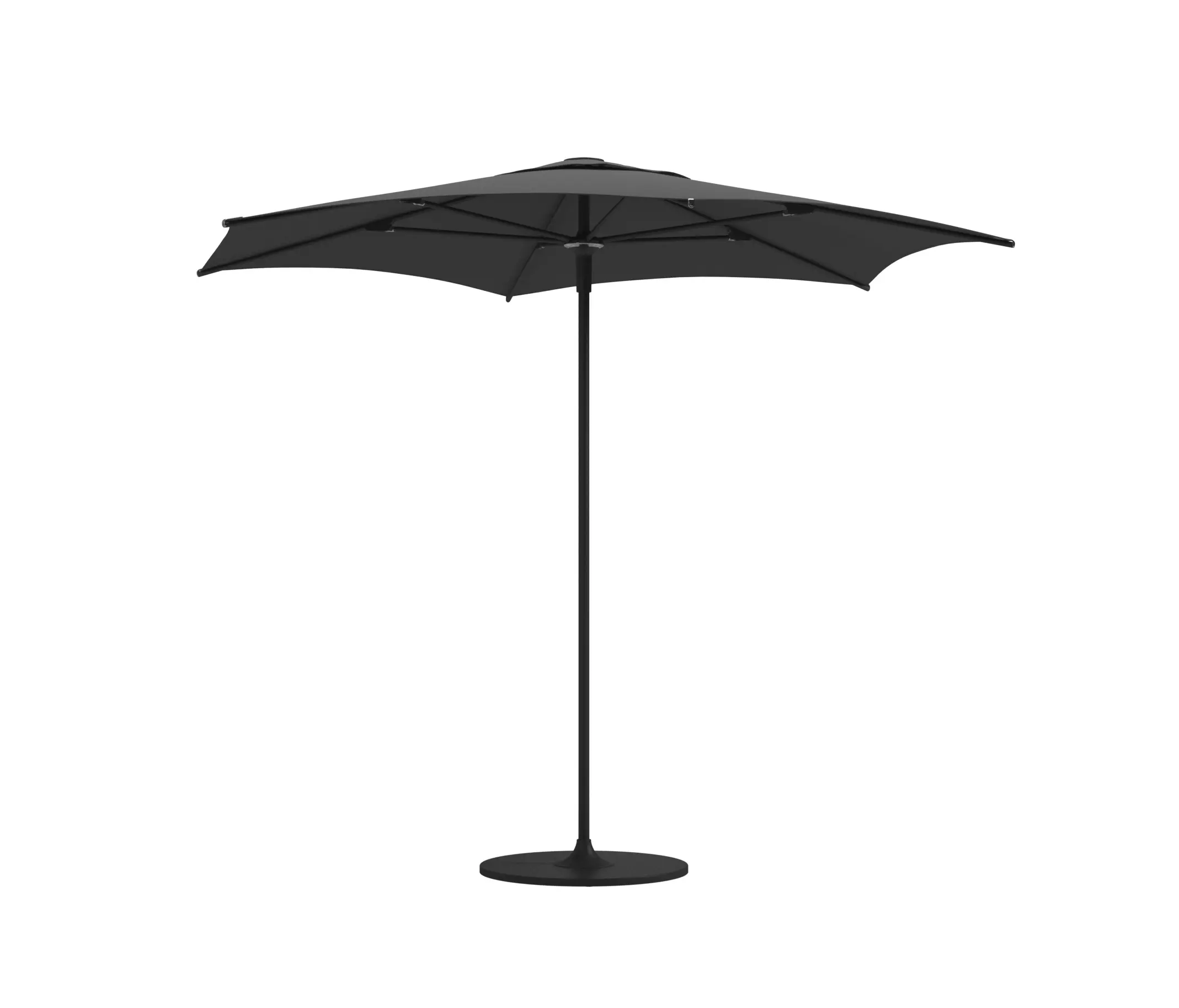 Gloster Furniture GmbH - Halo He Agonal Push Up Parasol Meteor
