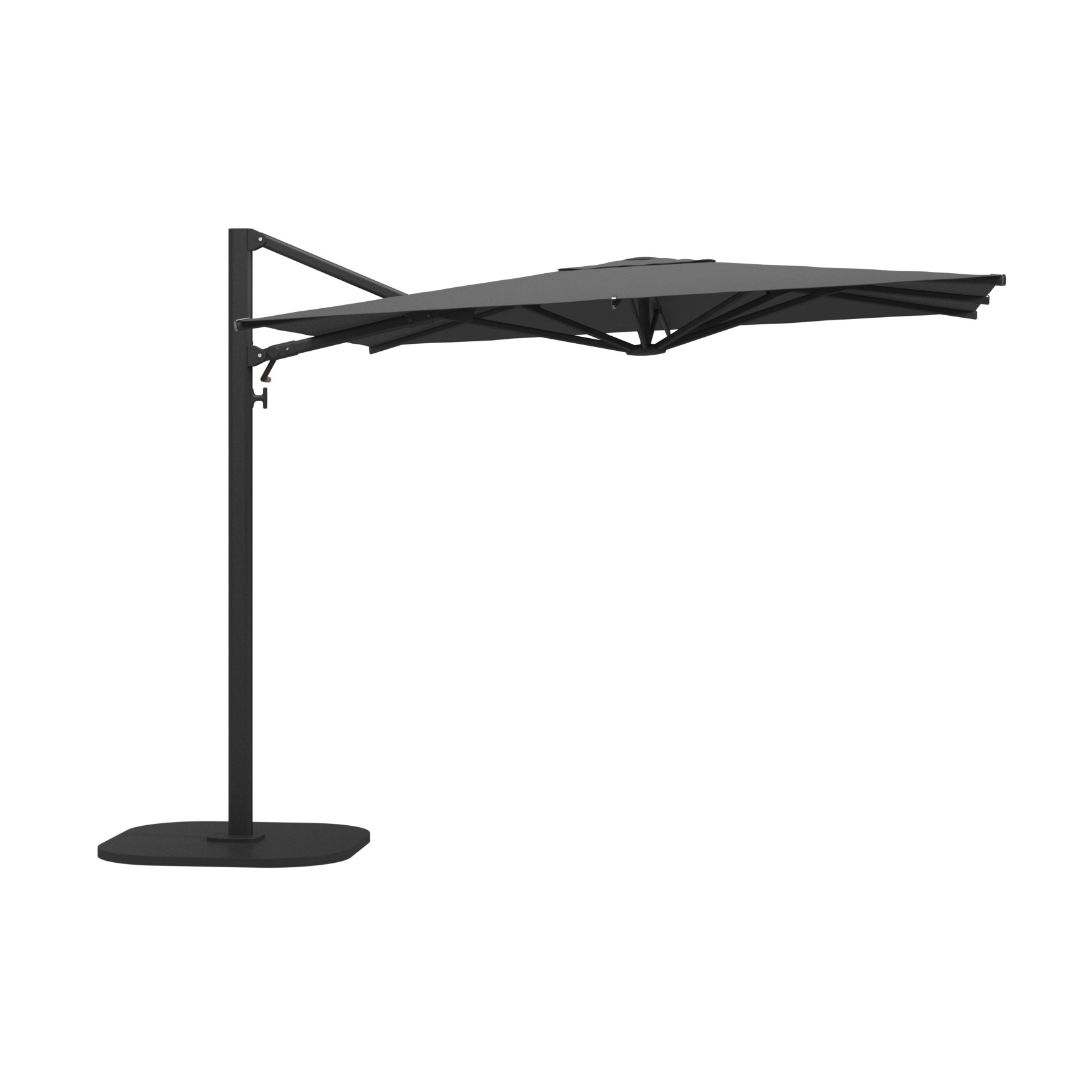 Produkt Halo Small Square Cantilever Parasol Meteor des Herstellers Gloster Furniture GmbH anzeigen