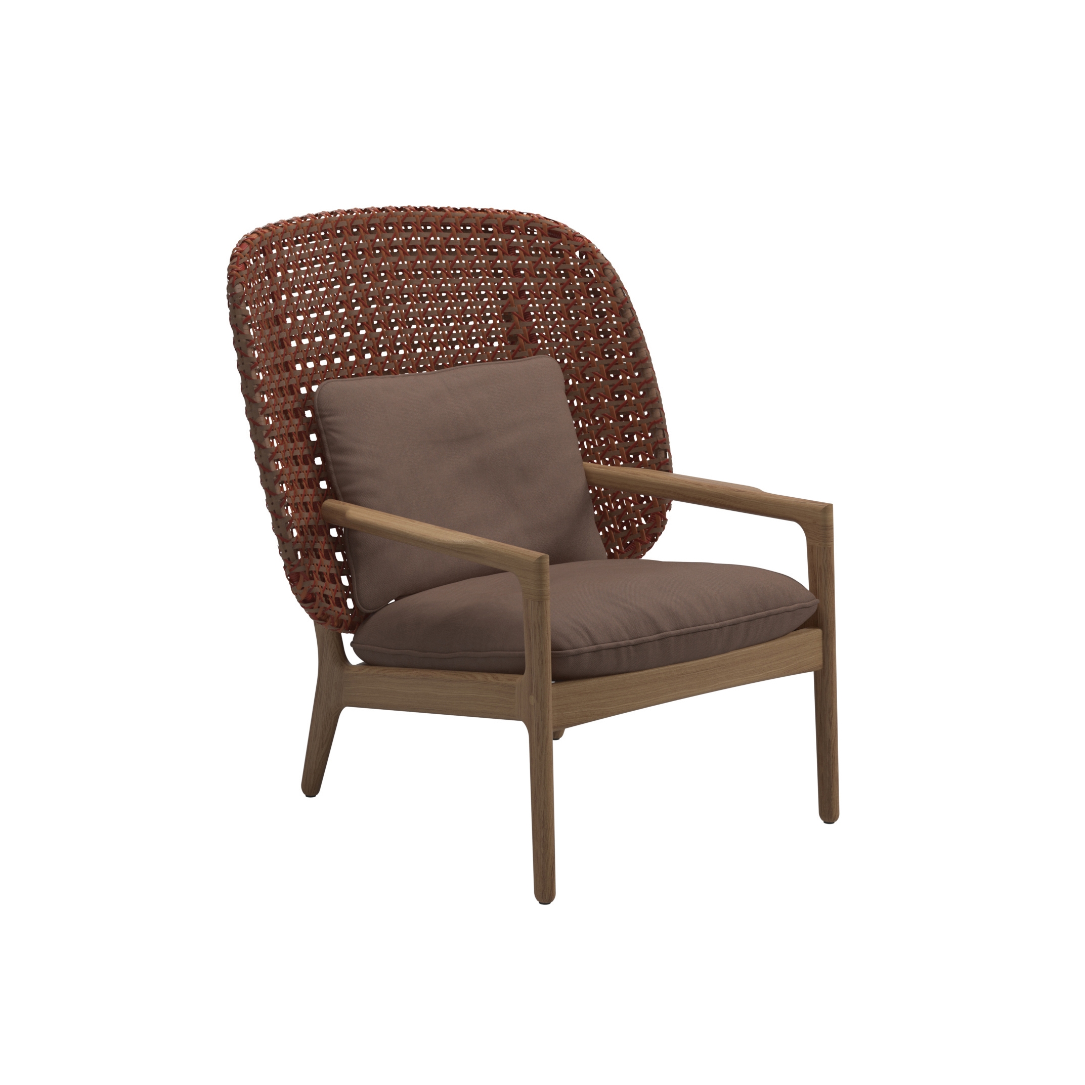 Mostra il prodotto Kay High Back Lounge Chair Copper del produttore Gloster Furniture GmbH