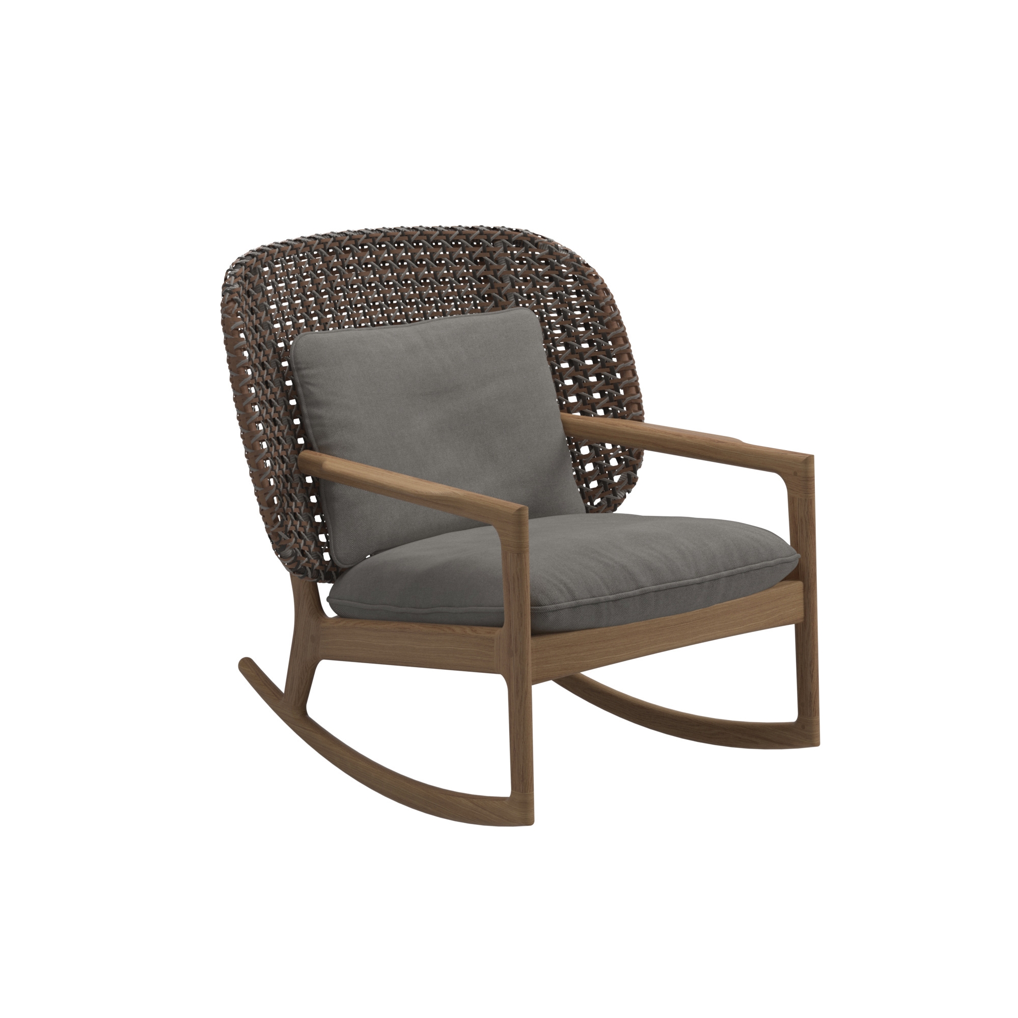 Kay Low Back Rocking Chair Brindle