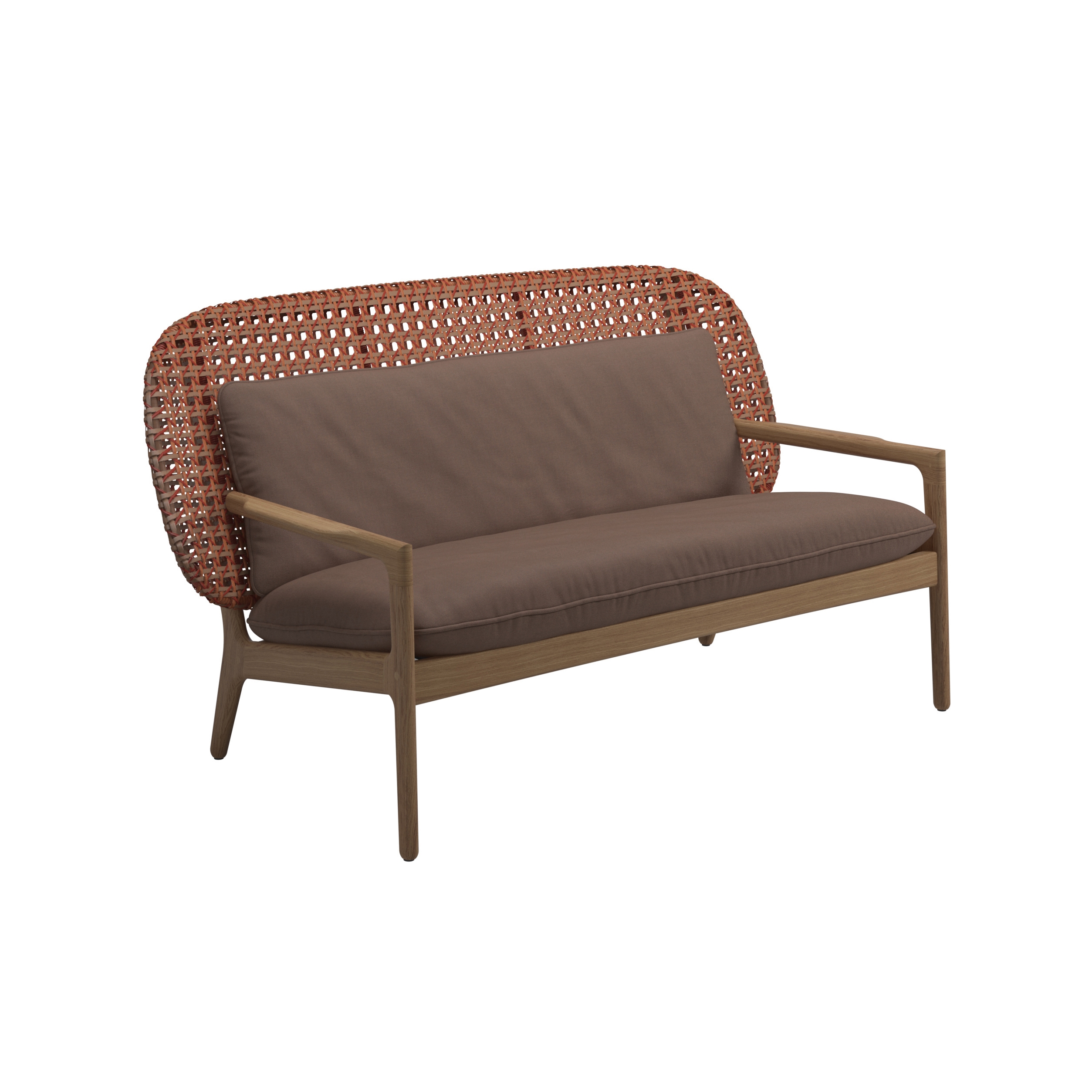 Kay Low Back Sofa Copper