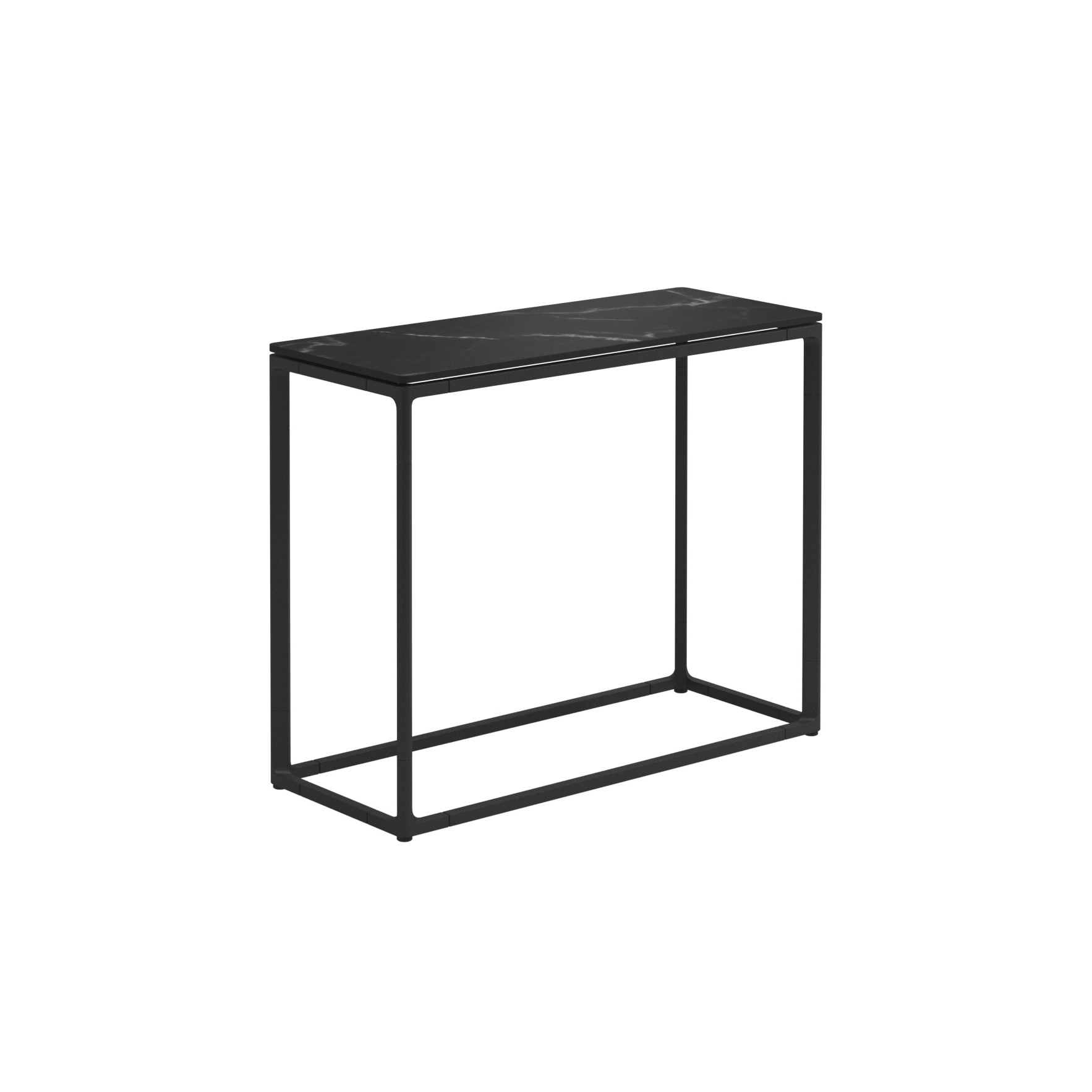 Maya Nero Ceramic Console Table Meteor