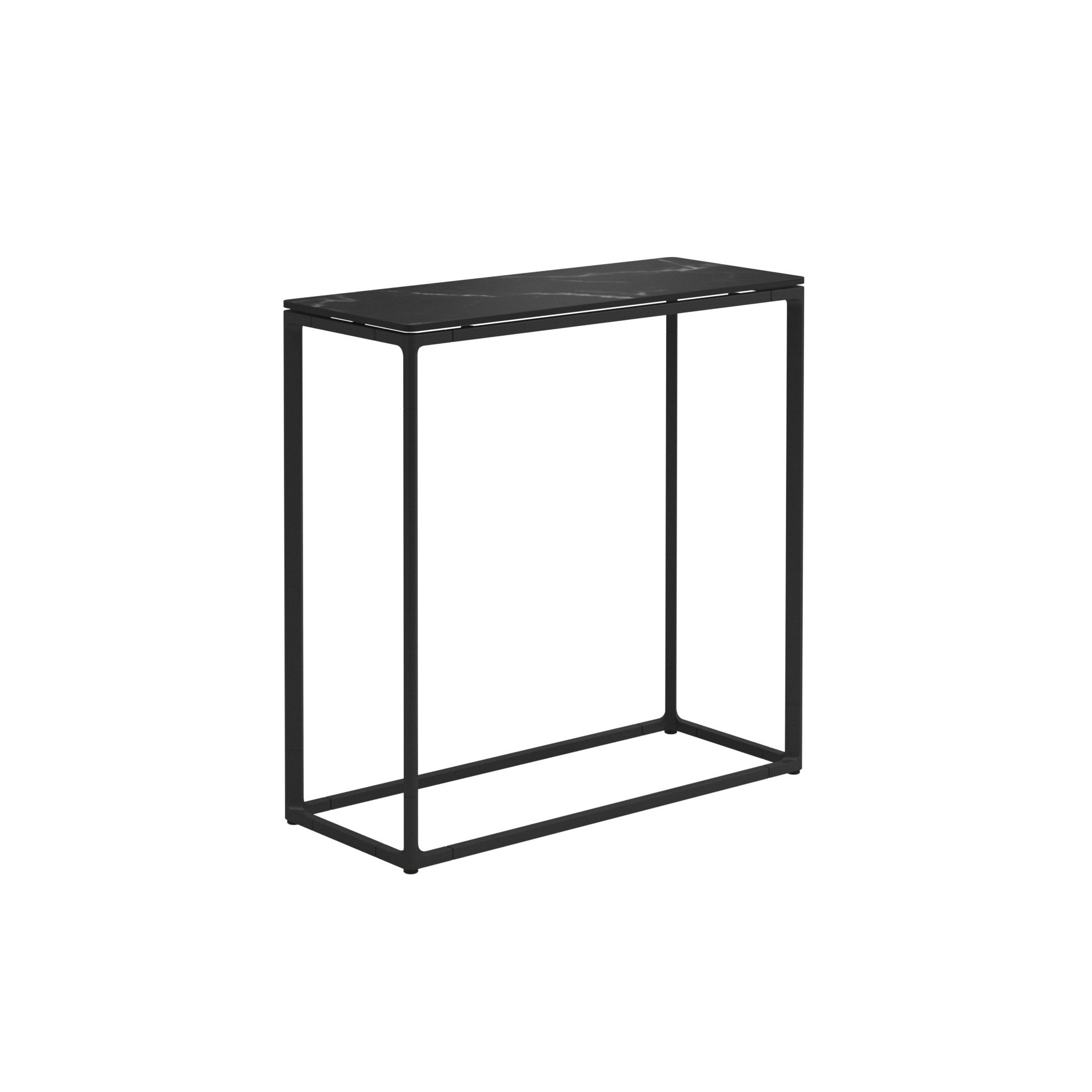 Maya Nero Ceramic Console Table Meteor