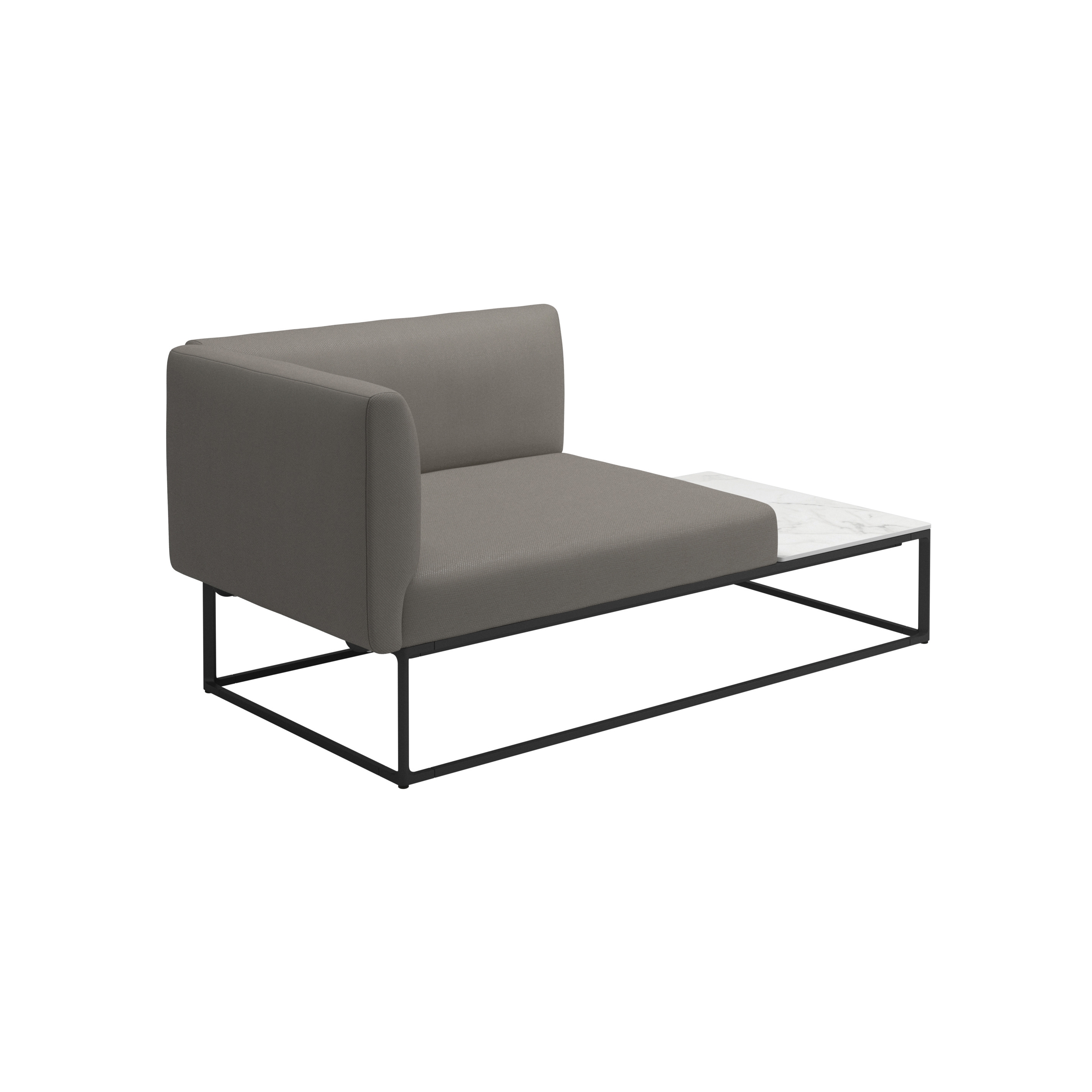 Produkt Maya Left Bianco Ceramic End Table Unit Meteor Dot Nimbus des Herstellers Gloster Furniture GmbH anzeigen