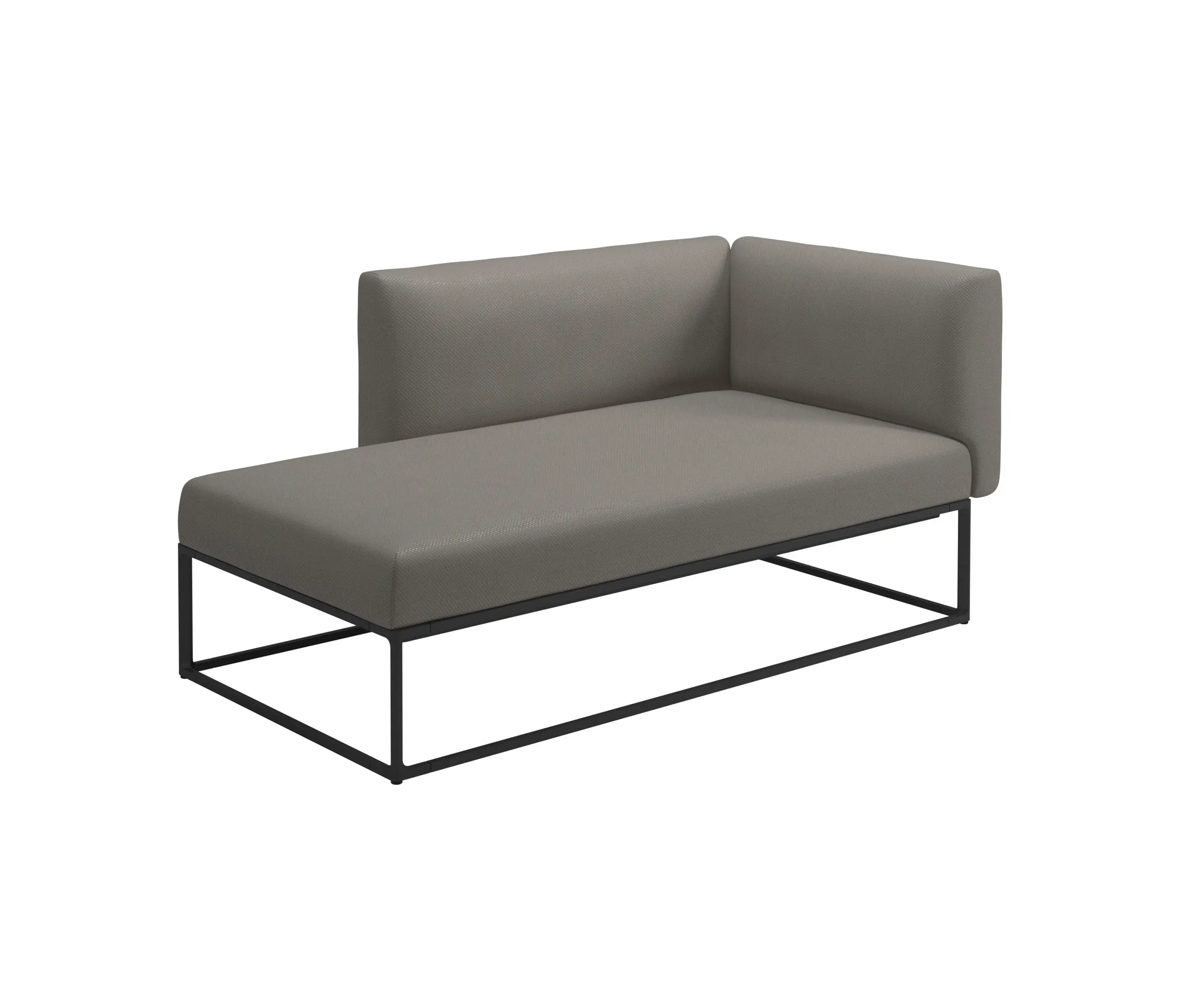 Gloster Furniture GmbH - Maya Right Chaise Unit Meteor Dot Nimbus