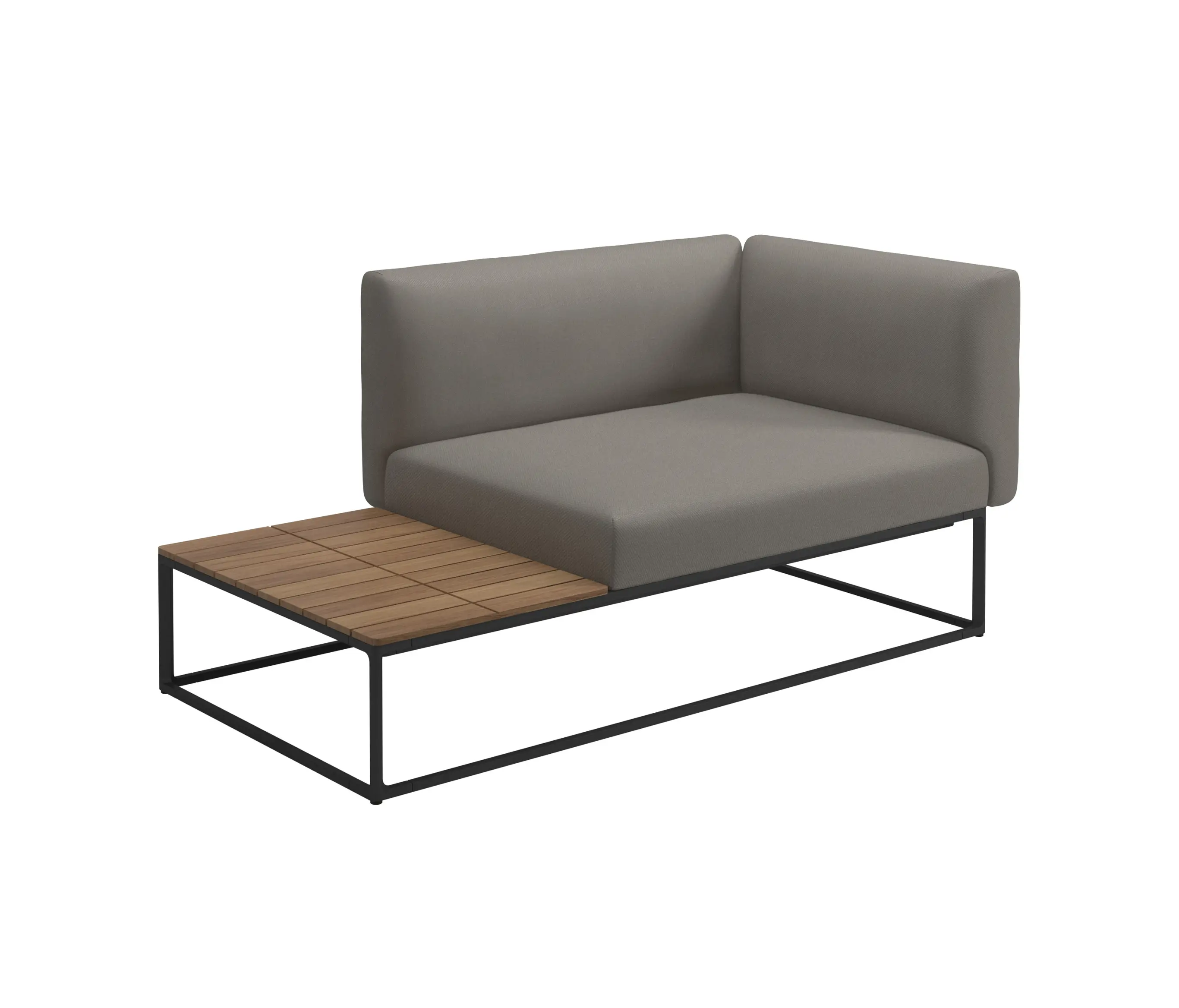 Gloster Furniture GmbH - Maya Right Teak End Table Unit Meteor Dot Nimbus