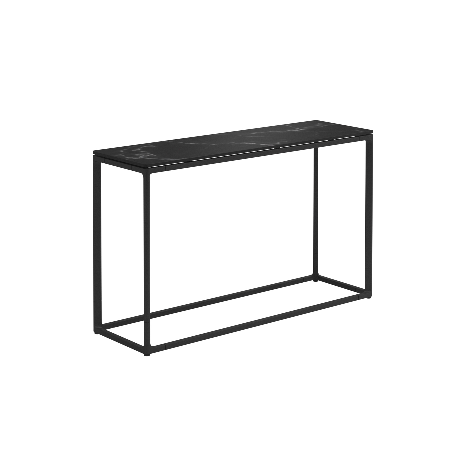 Maya Nero Ceramic Console Table Meteor