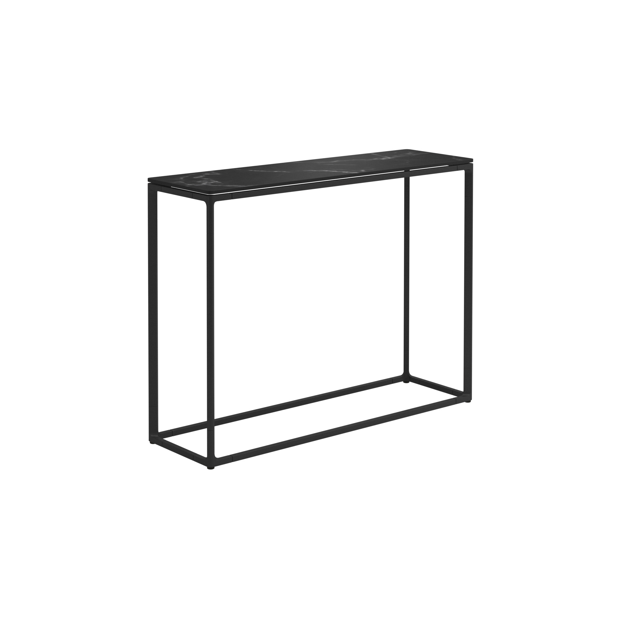 Maya Nero Ceramic Console Table Meteor