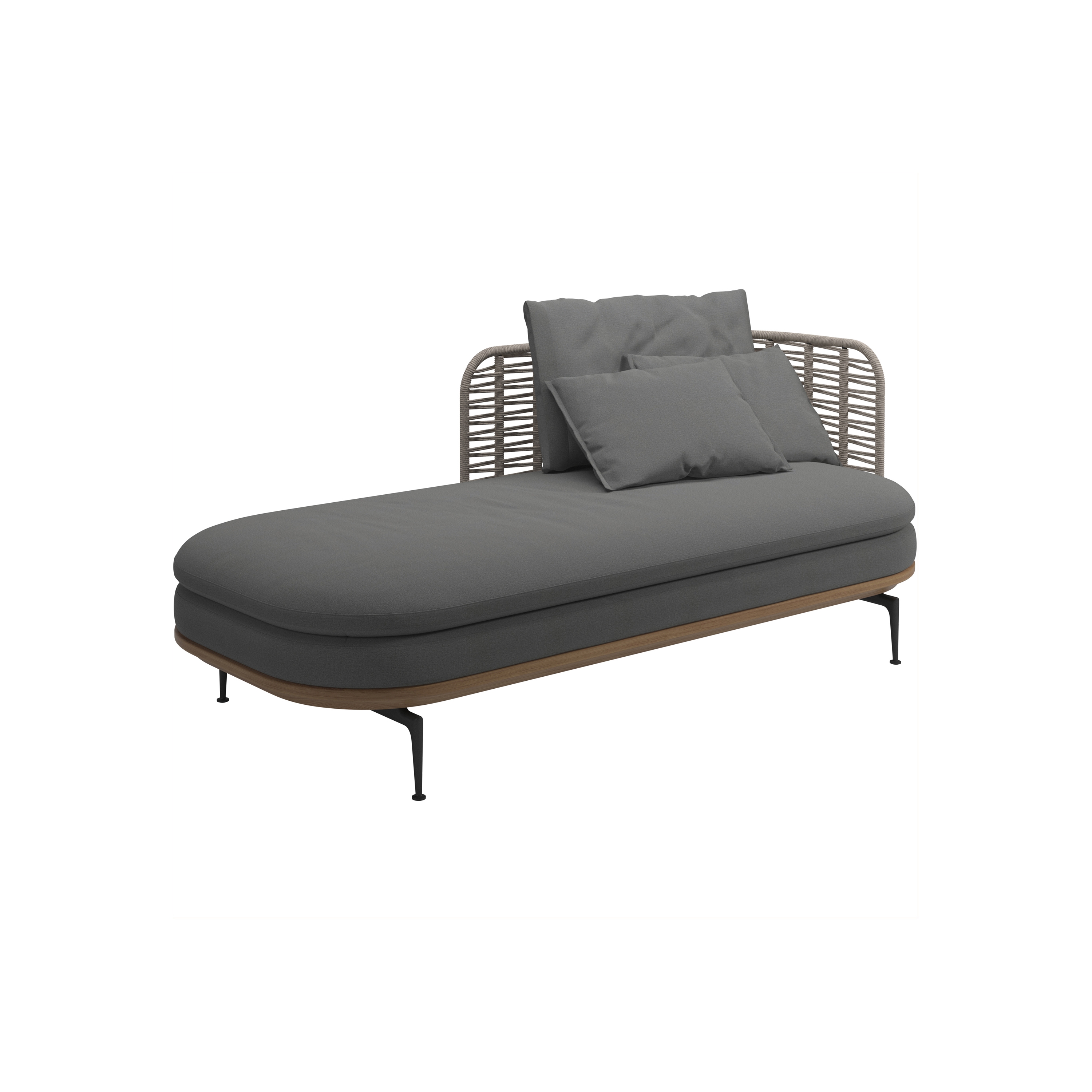 Produkt Mistral Chaise rechts mit niedriger Lehne des Herstellers Gloster Furniture GmbH anzeigen