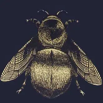 Timorous Beasties - NAPOLEON BEE WALLPAPER