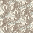 PINEAPPLE TOILE WALLPAPER