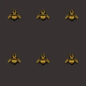 Timorous Beasties - NAPOLEON BEE WALLPAPER
