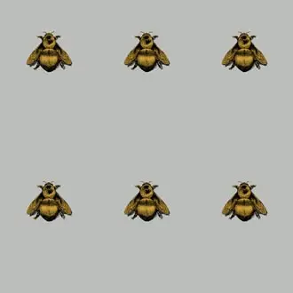 Timorous Beasties - NAPOLEON BEE WALLPAPER