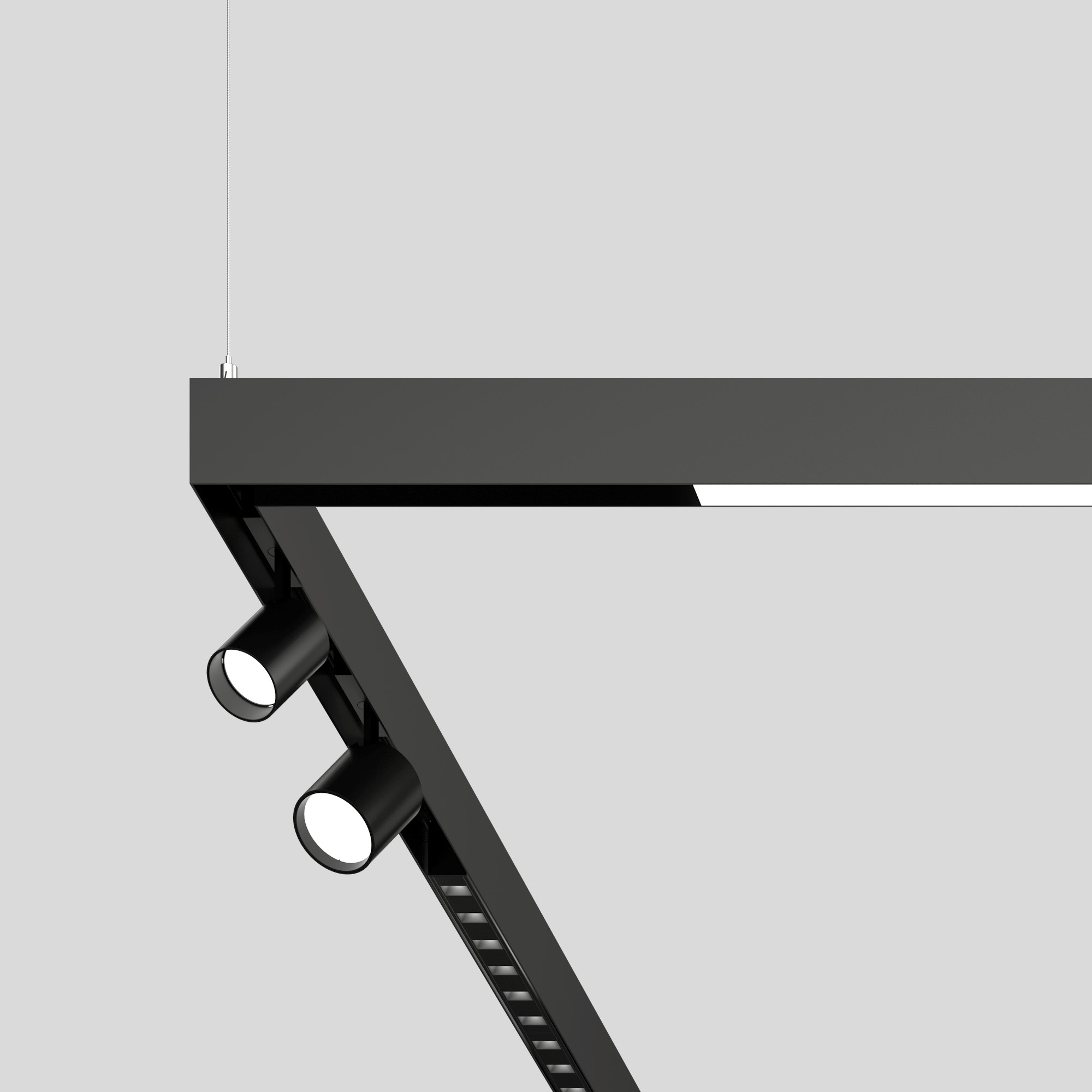 Display product MOVE IT 25 suspended system from manufacturer XAL