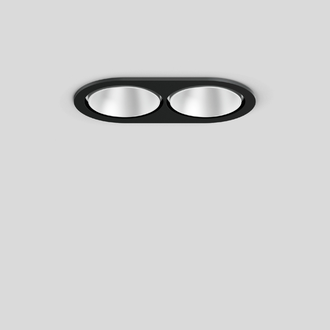 Display product SASSO 40 round recessed 2 lamps from manufacturer XAL
