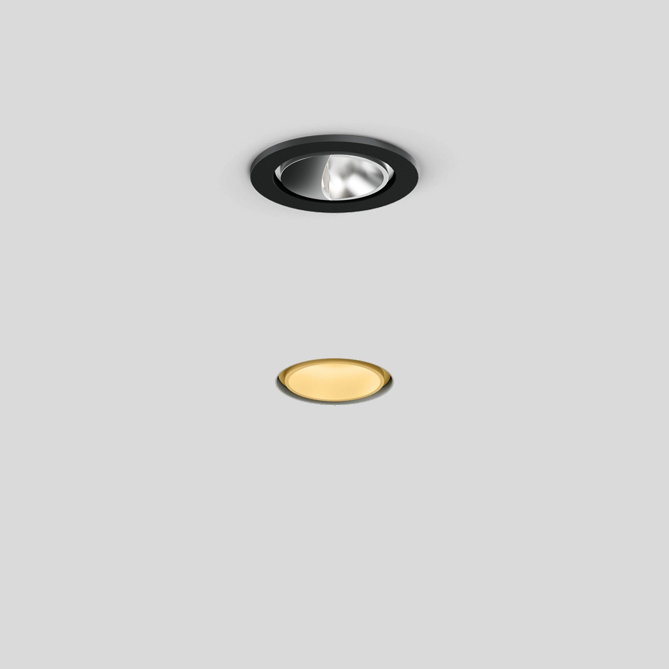 Display product SASSO 40 round with trim or trimless from manufacturer XAL