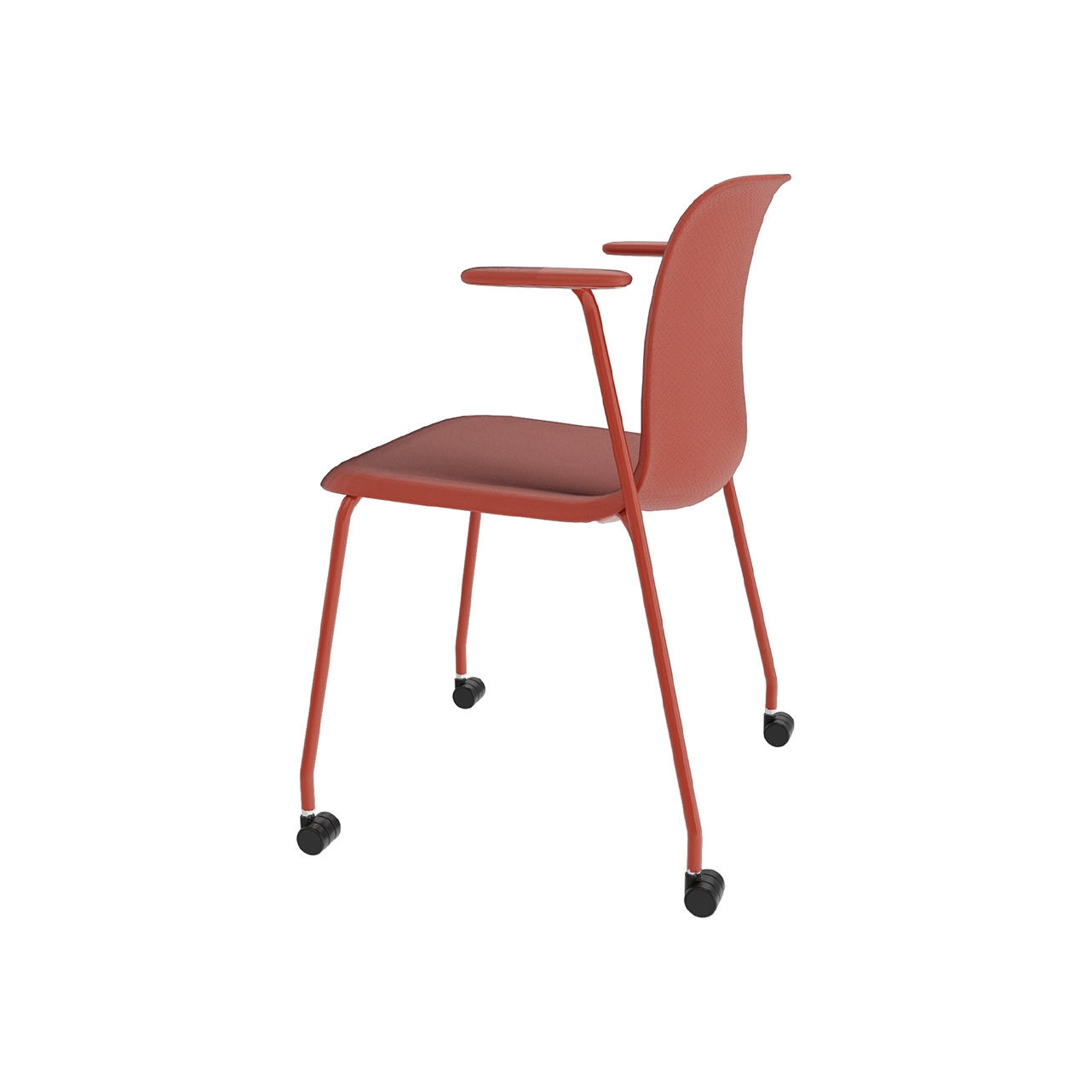 SixE 4-LEG CASTORS ARMCHAIR