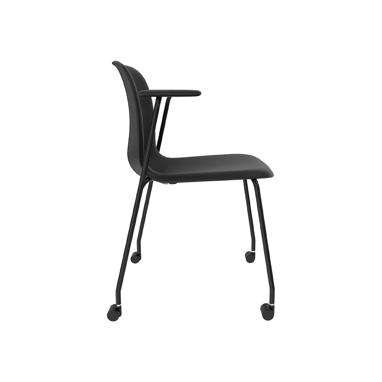 SixE 4-LEG CASTORS ARMCHAIR