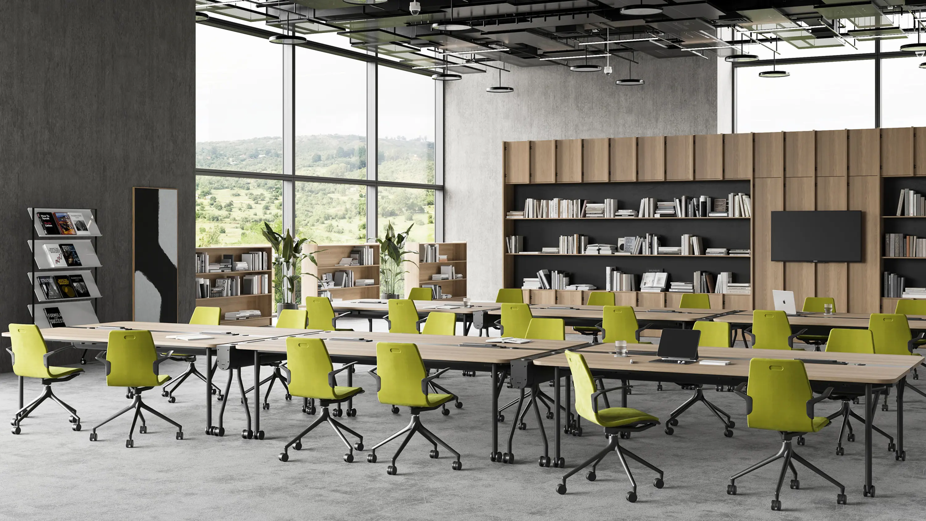 HOWE - DOUBLE FOLDING WORKBENCH WITH ELECTRIFICATION