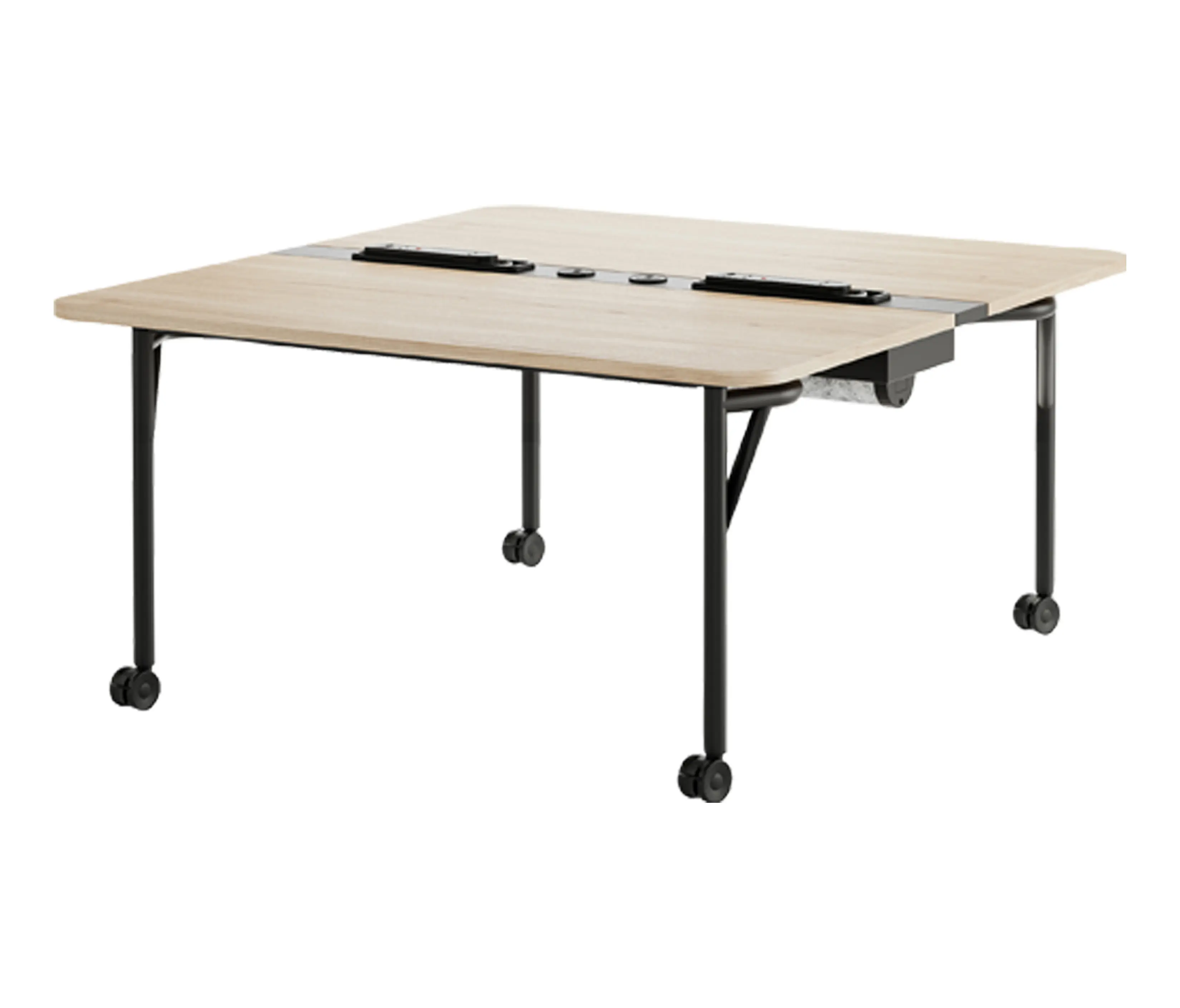 HOWE - DOUBLE FOLDING WORKBENCH WITH ELECTRIFICATION