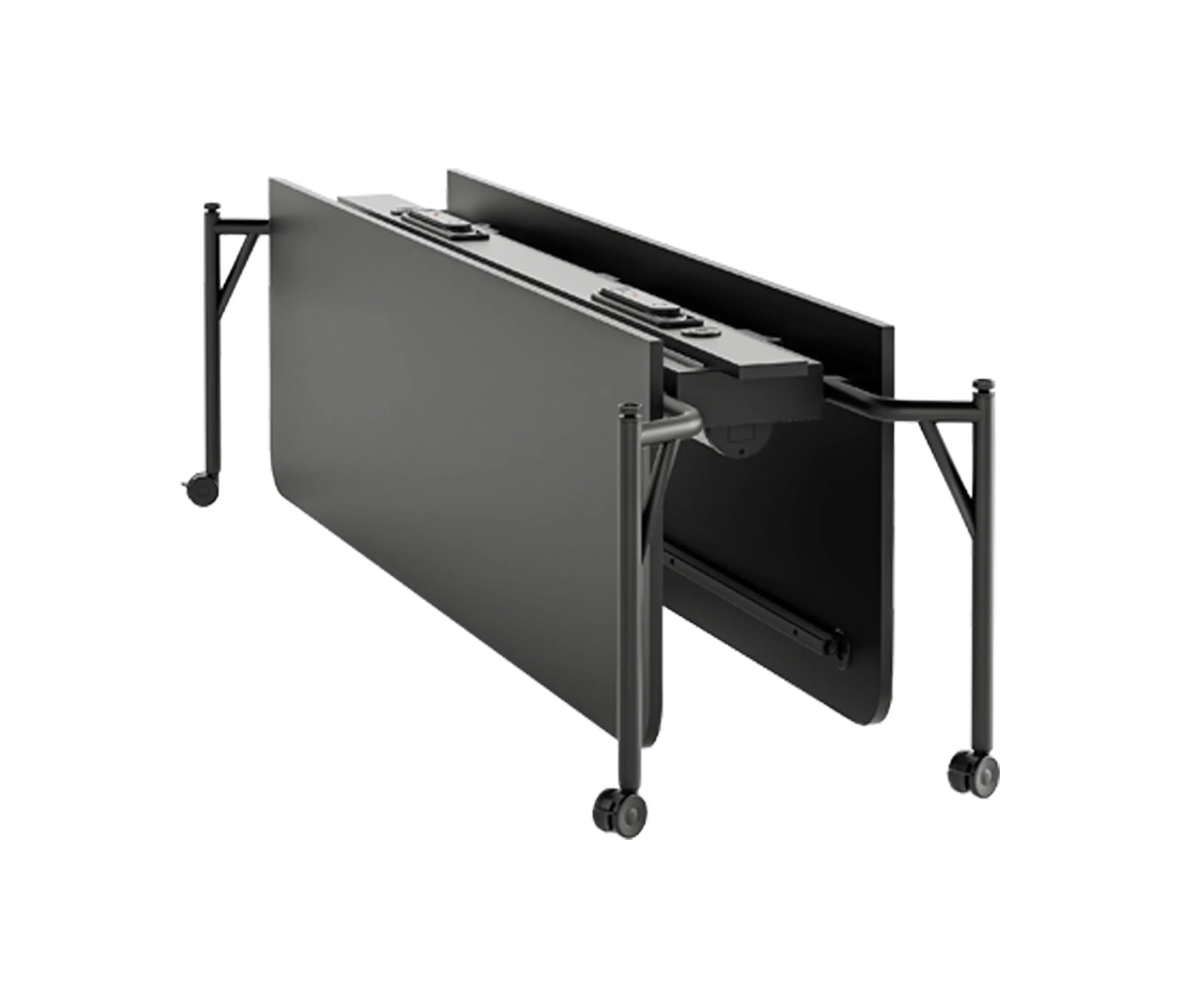 HOWE - DOUBLE FOLDING WORKBENCH WITH ELECTRIFICATION