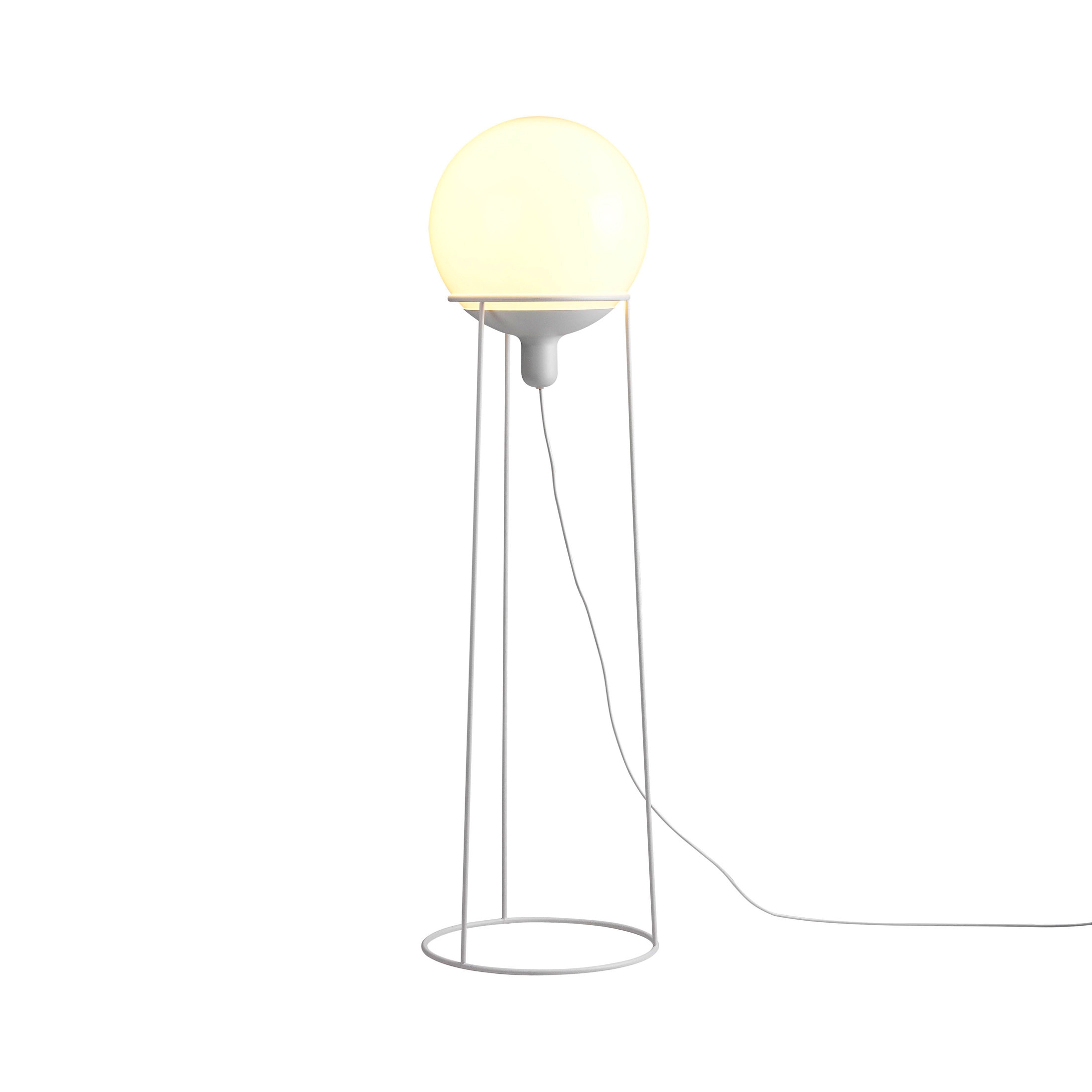 Dolly 36 floor lamp white