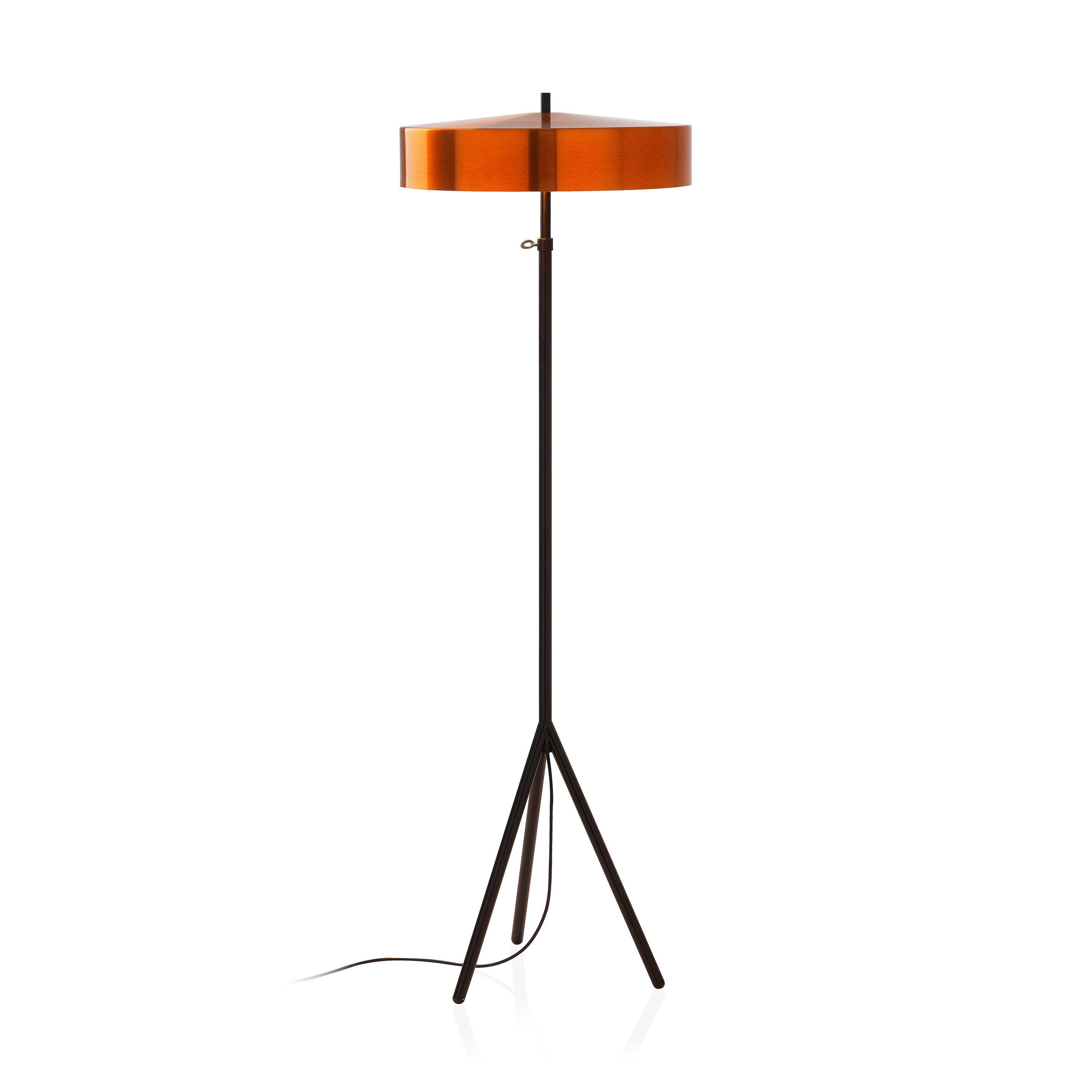Cymbal 46 floorlamp copper colour