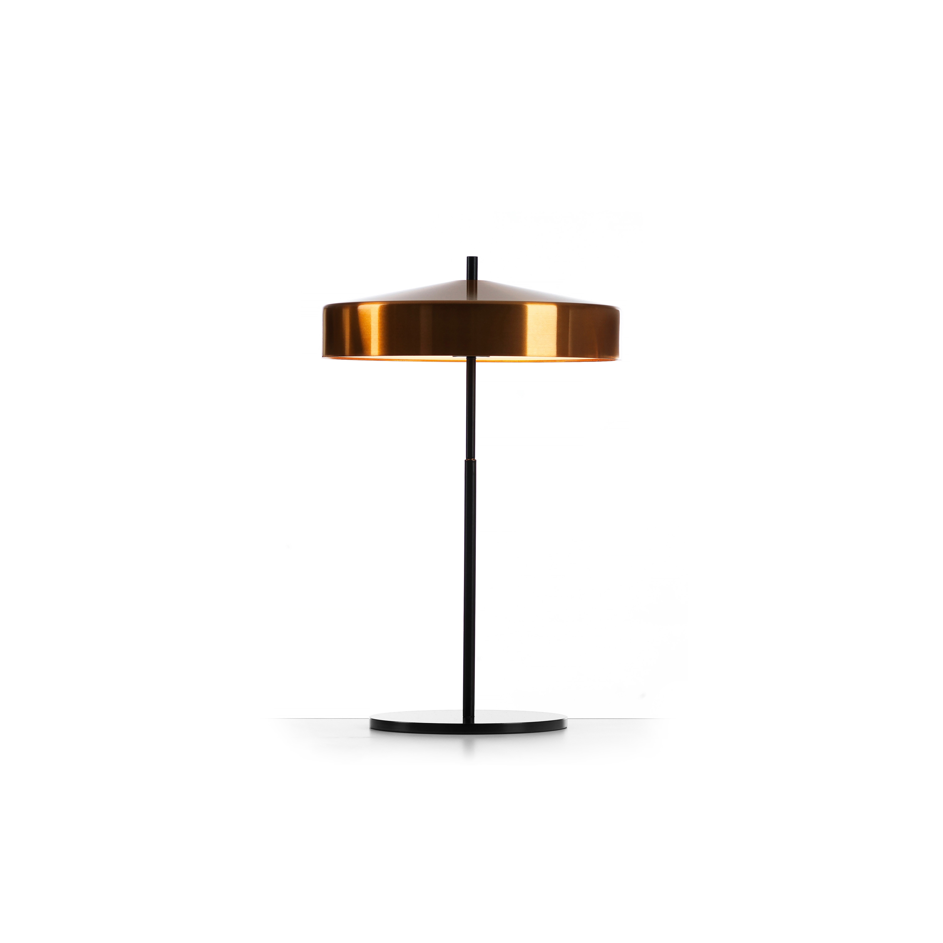 Cymbal 32 tablelamp copper colour