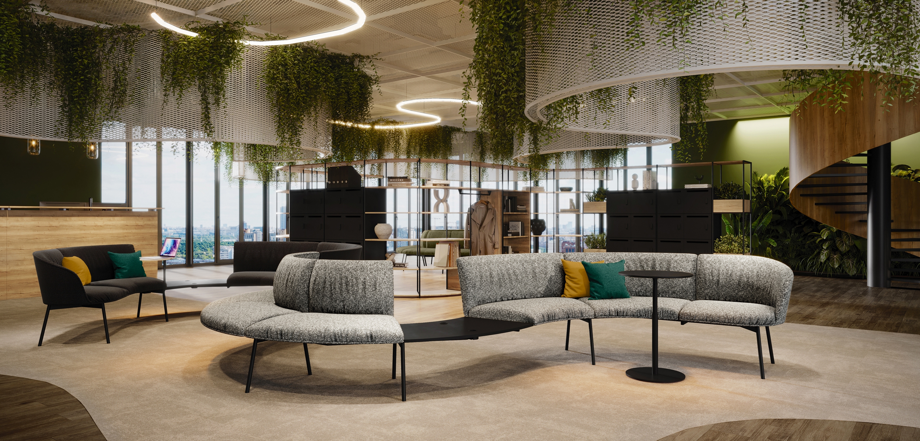 NET.WORK.PLACE WAVE - Seating islands from König+Neurath | Architonic