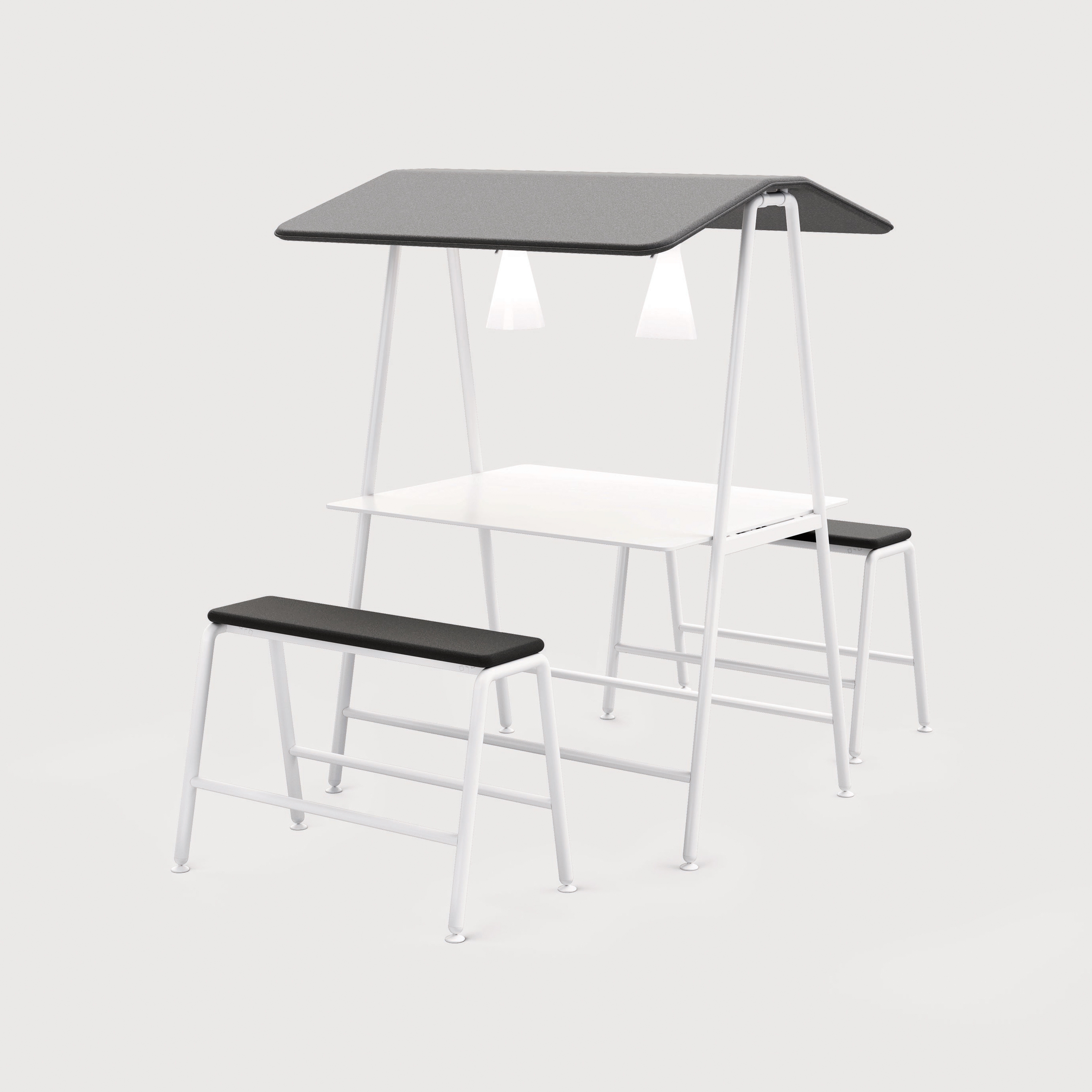Display product LIFE.S Interaction + Stool from manufacturer König+Neurath