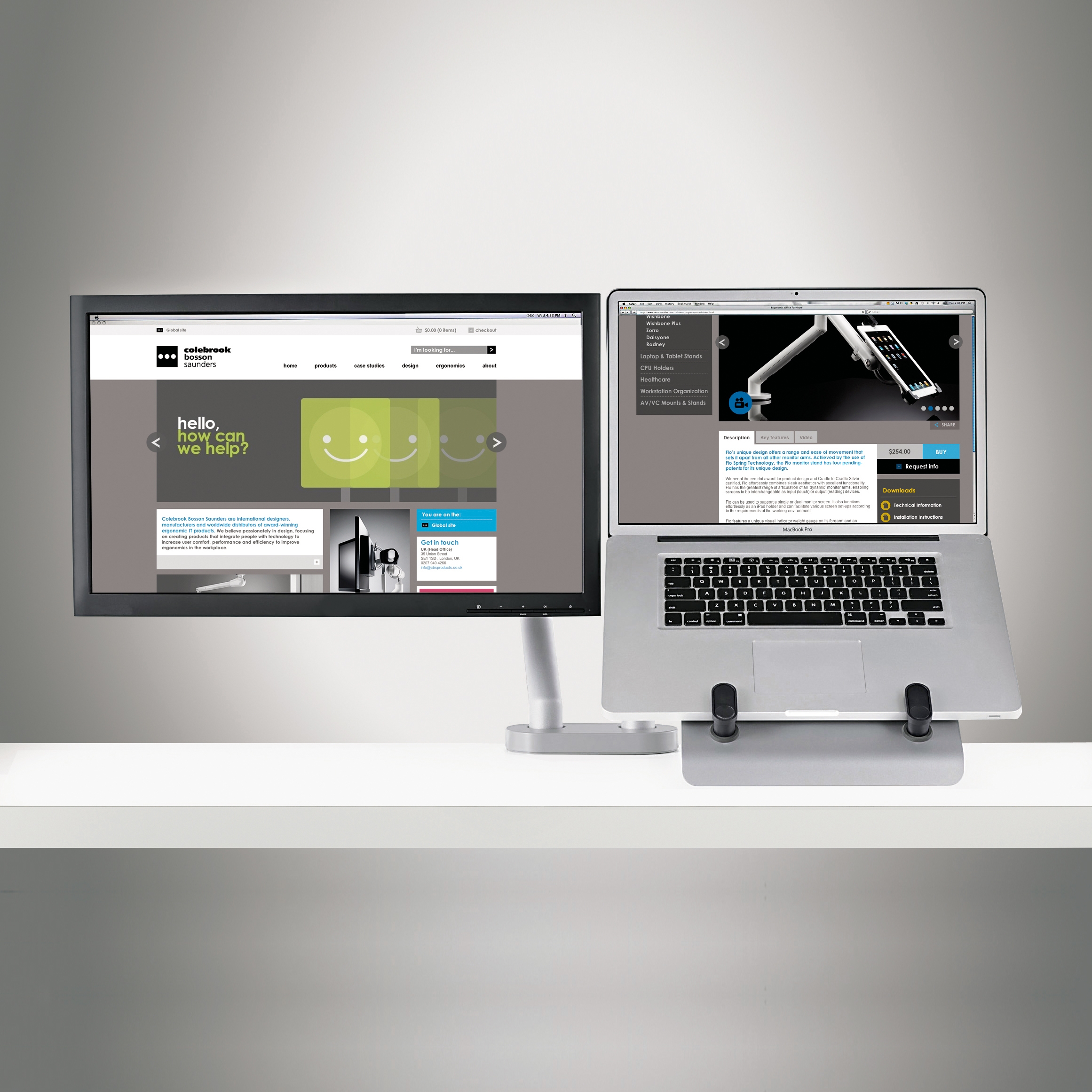 Display product Flo Dual from manufacturer Colebrook Bosson Saunders