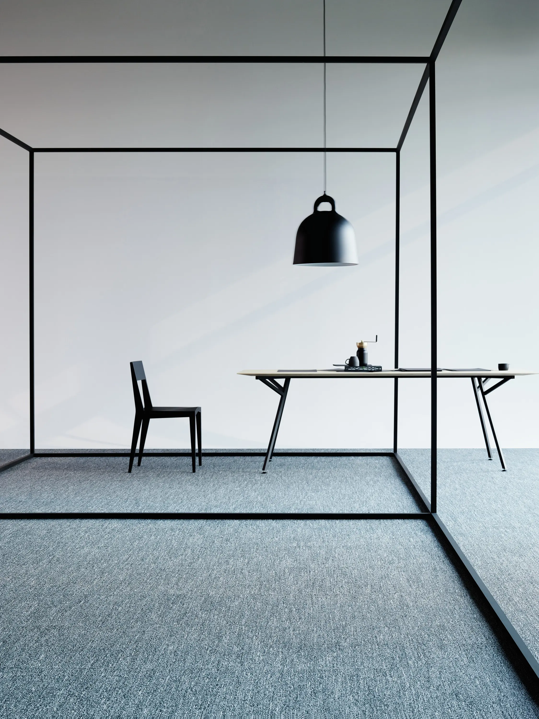 OBJECT CARPET - Twist 0609 Altsilber