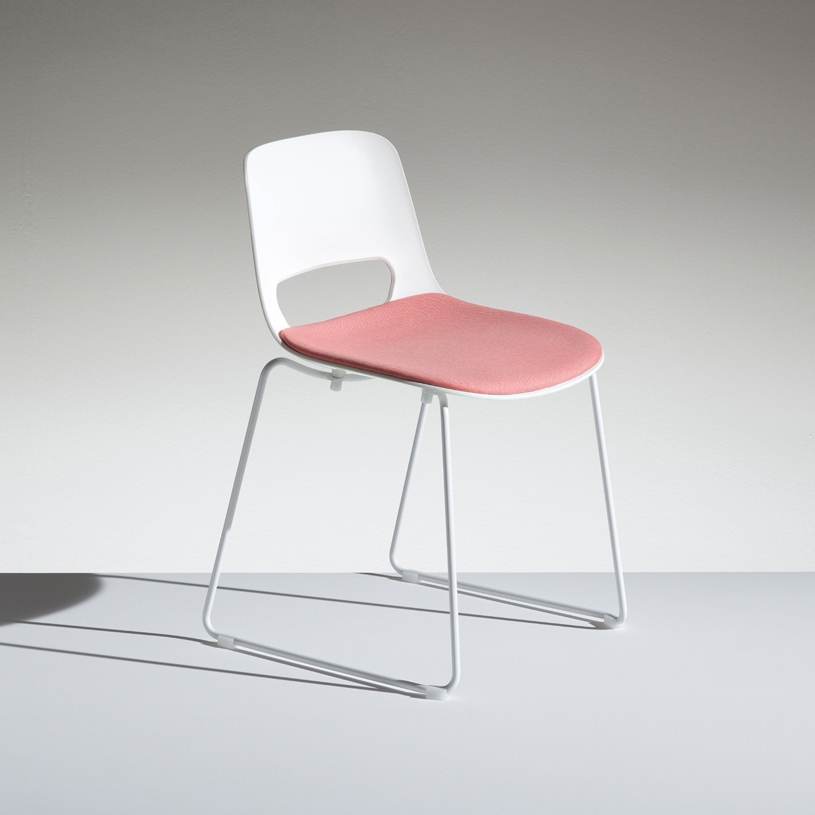 Display product Lucky Chair on Slide Base from manufacturer Lamm