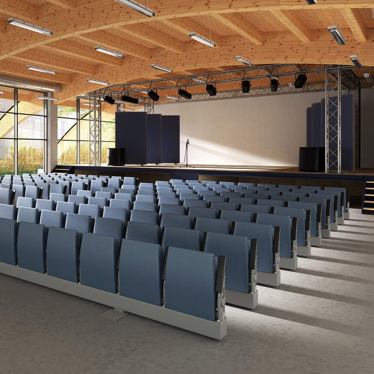 Display product Sliding Seating System from manufacturer Lamm