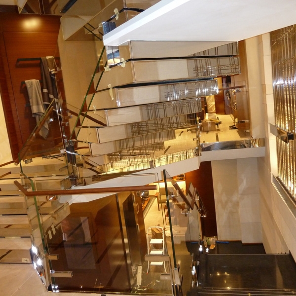 Display product Polished Stainless Steel Stairs from manufacturer YDF
