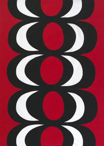 Marimekko - Kaivo brown interior fabric
