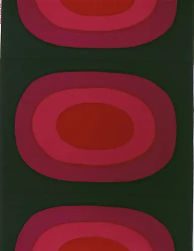 Marimekko - Melooni red/black interior fabric