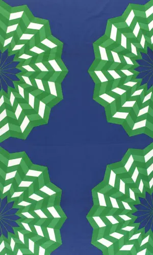 Marimekko - Fläkta green/blue interior fabric