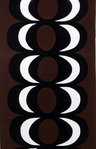 Marimekko - Kaivo brown interior fabric
