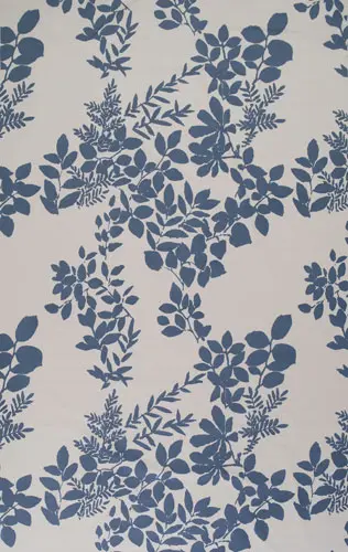 Marimekko - Kukkula blue interior fabric