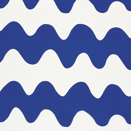 Lokki blue interior fabric