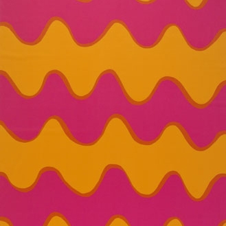Lokki pink/orange interior fabric