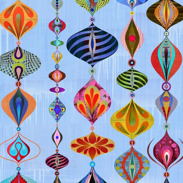 Produkt Bucote blue wallpaper des Herstellers Flavor Paper anzeigen
