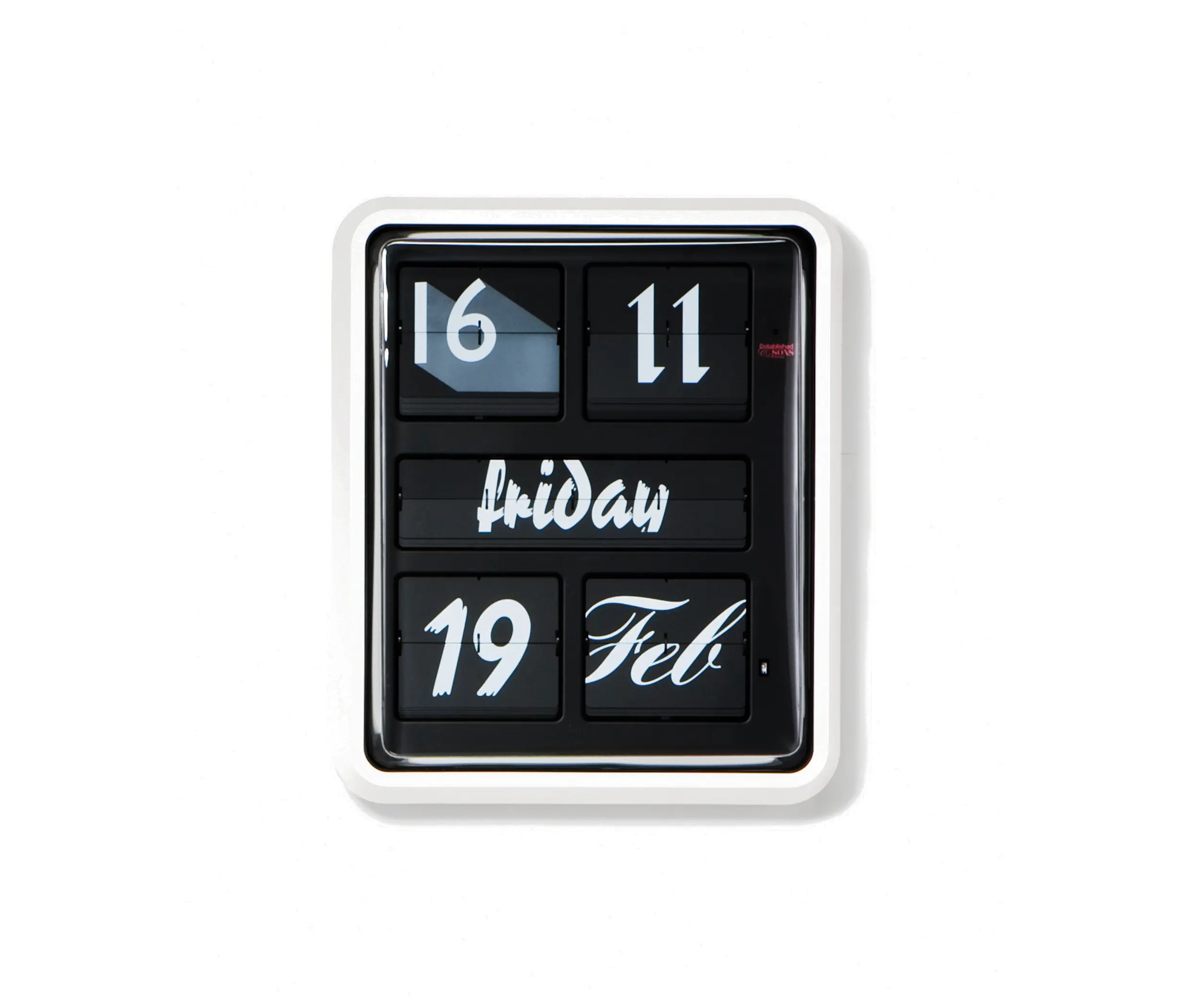 Established&Sons - Font Clock